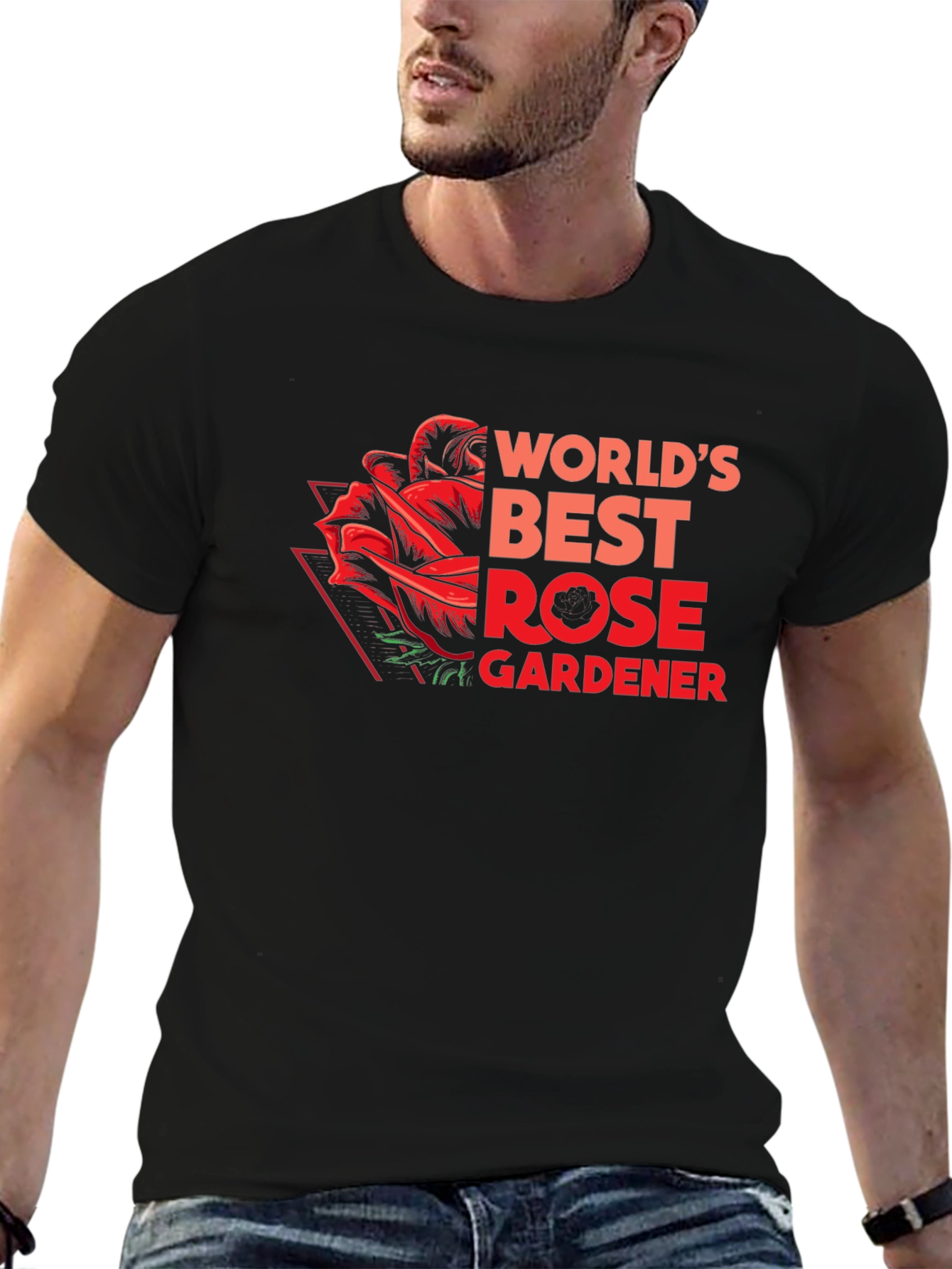 Worlds Best Rose Gardener T-Shirt