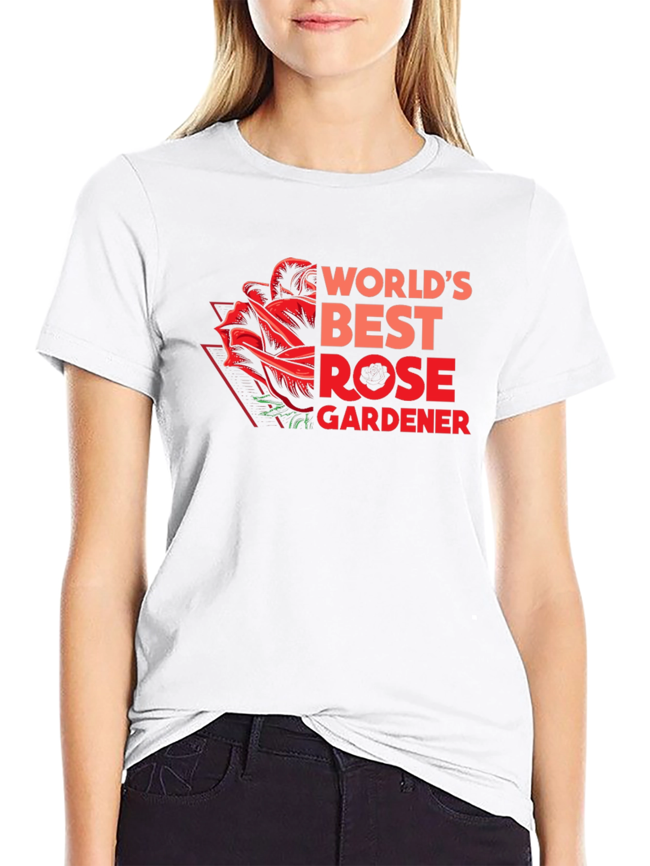 Worlds Best Rose Gardener T-Shirt