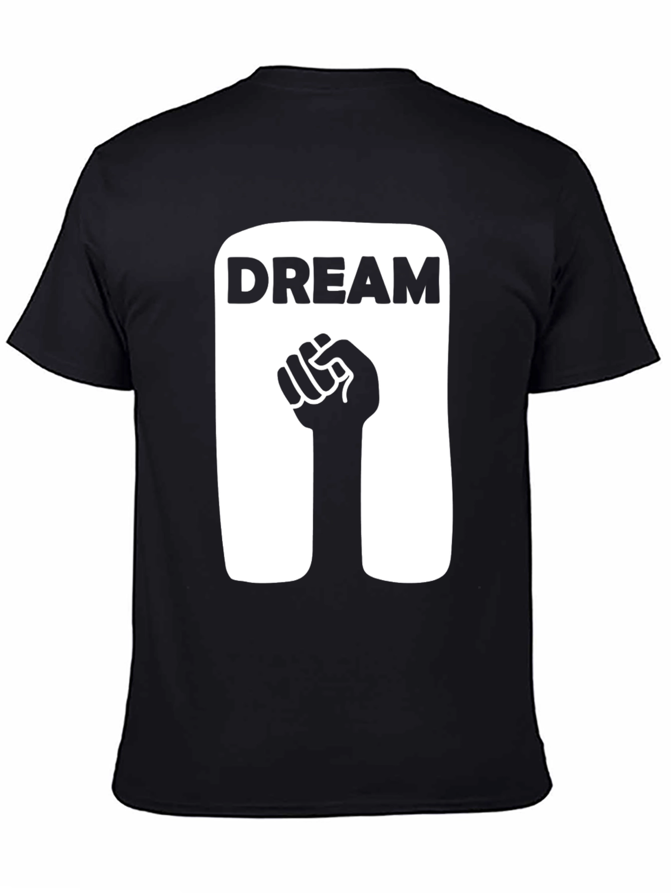 Dream Fist Graphic Black T-Shirt