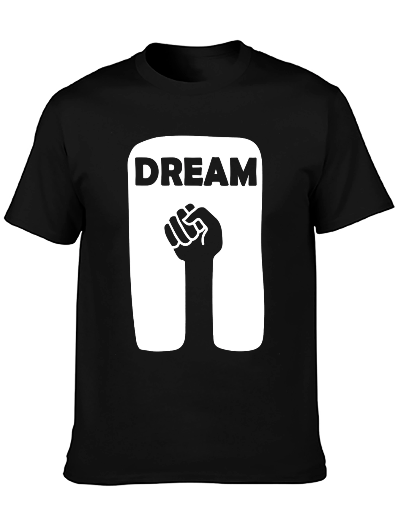 Dream Fist Graphic Black T-Shirt