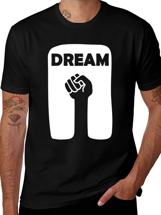 Dream Fist Graphic Black T-Shirt