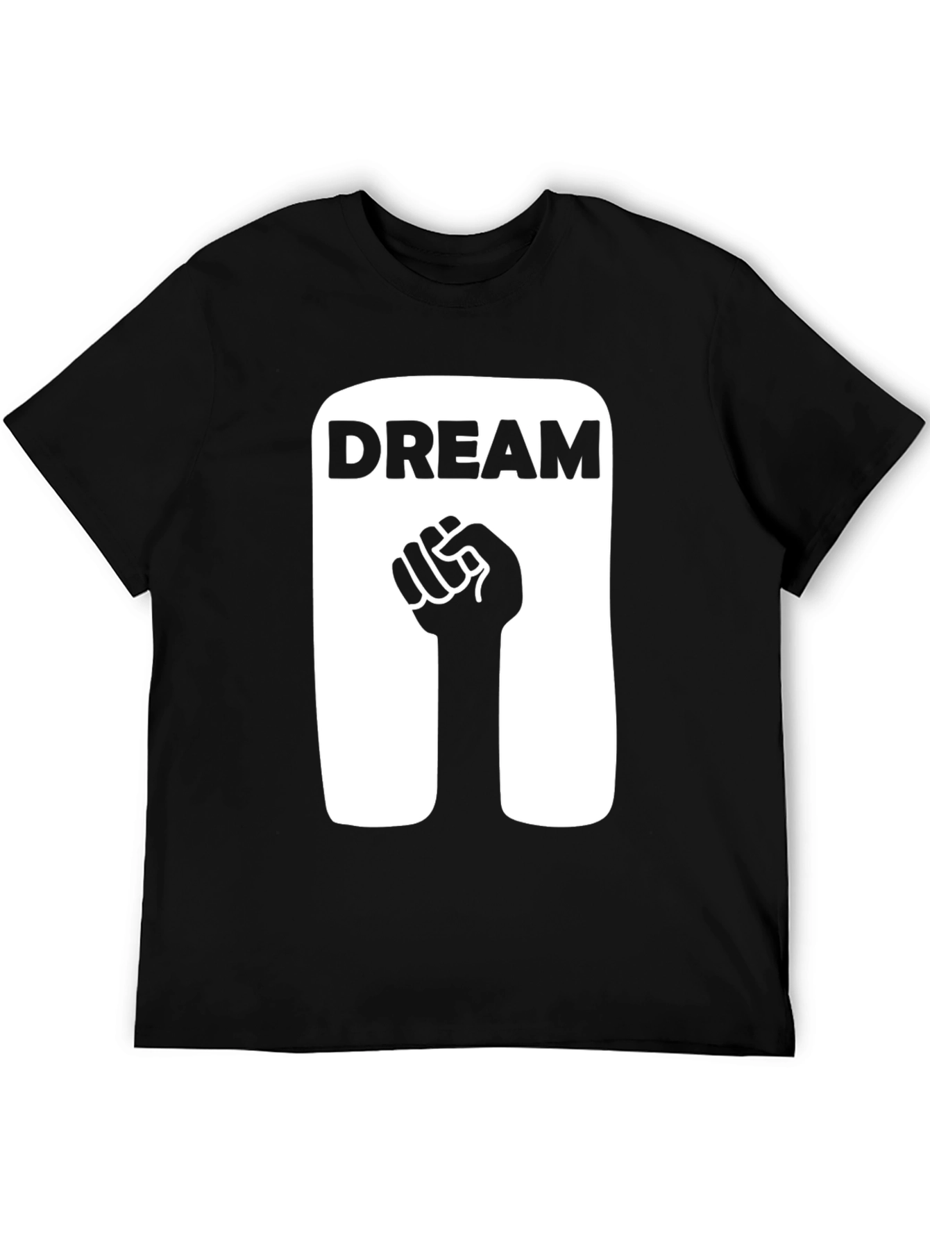 Dream Fist Graphic Black T-Shirt
