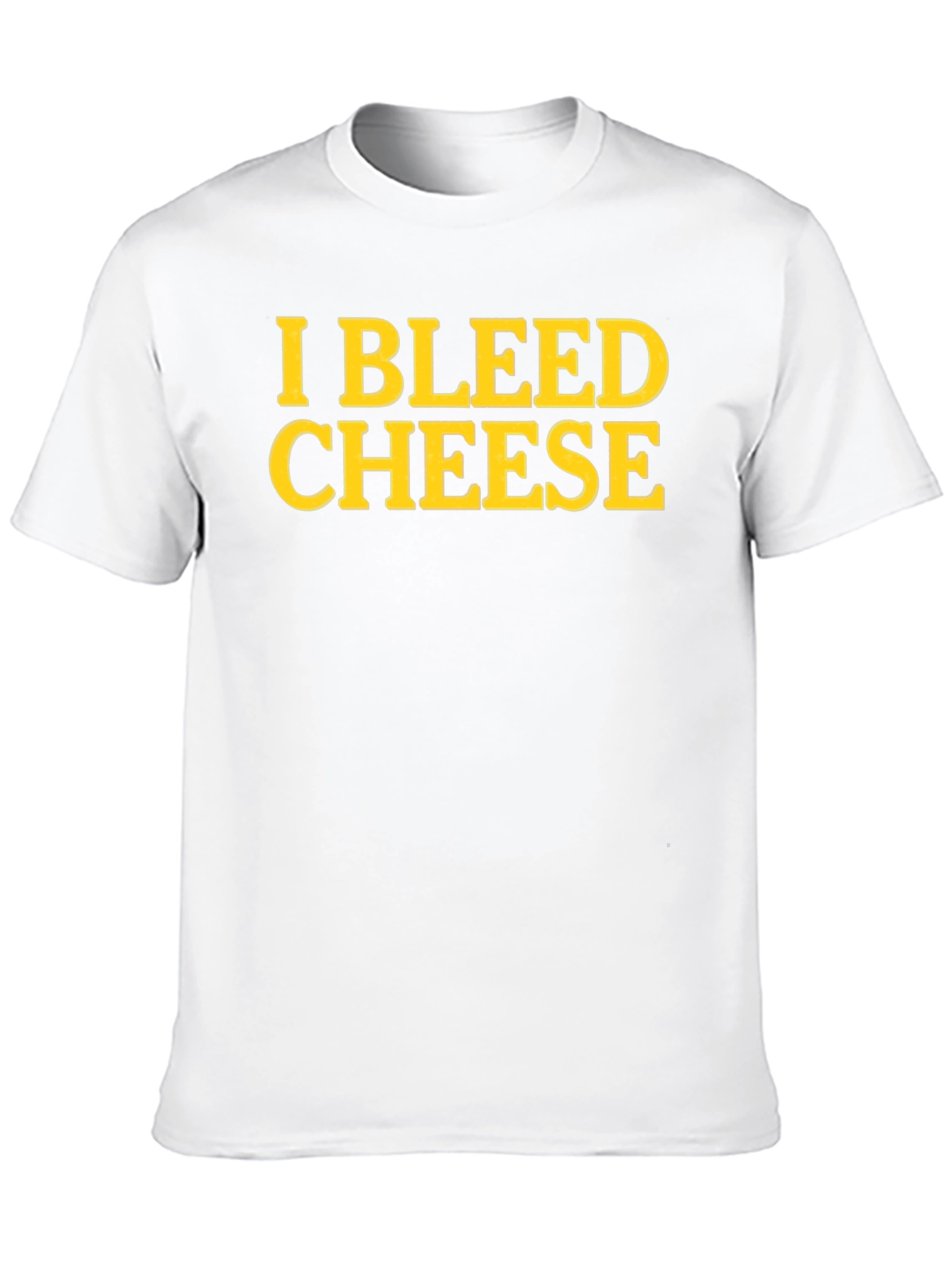 I Bleed Cheese T-Shirt - Novelty Fan Apparel