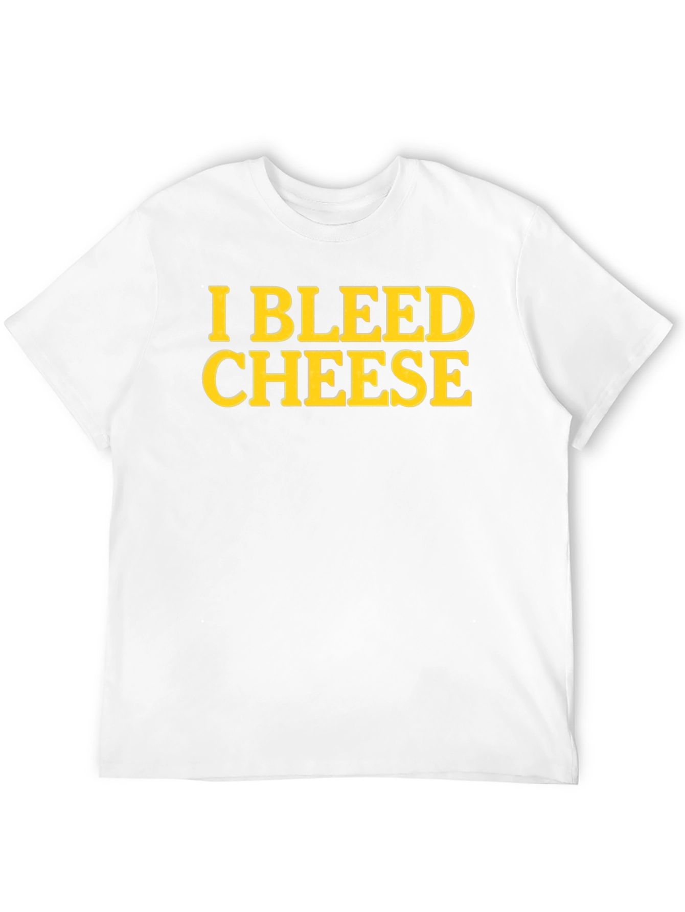 I Bleed Cheese T-Shirt - Novelty Fan Apparel