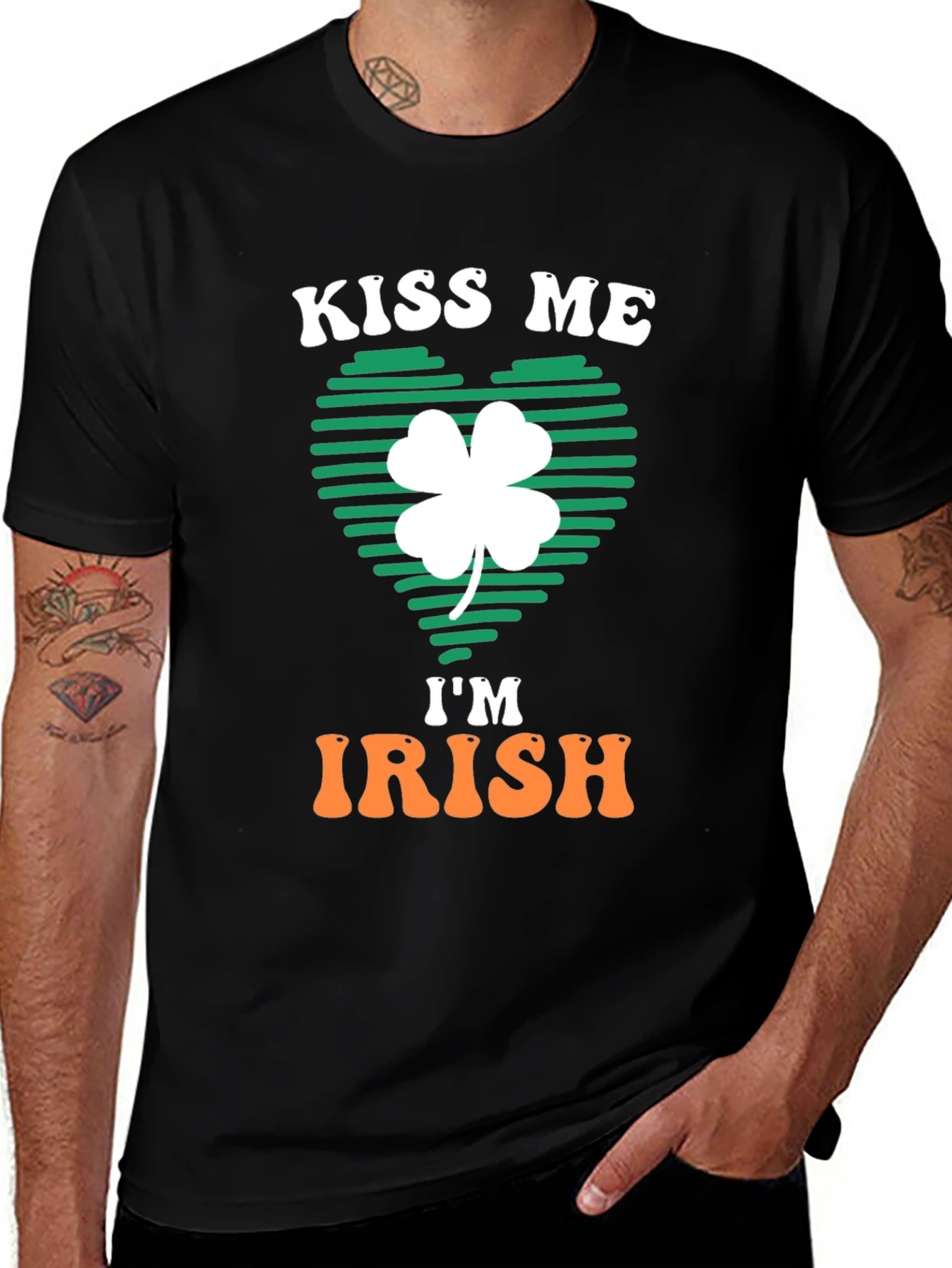 Kiss Me Im Irish Shamrock T-Shirt