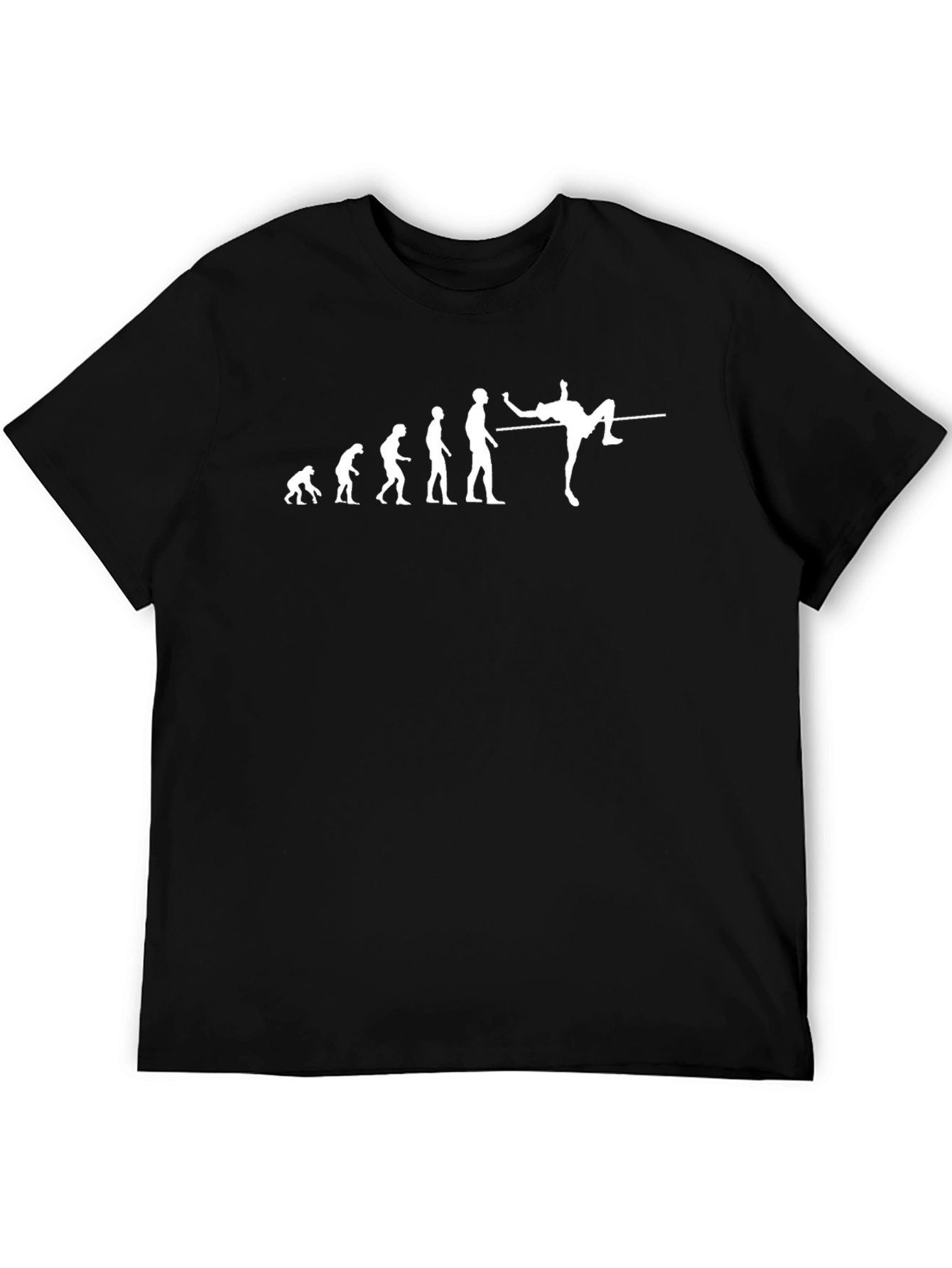 Evolution of High Jump Black T-Shirt