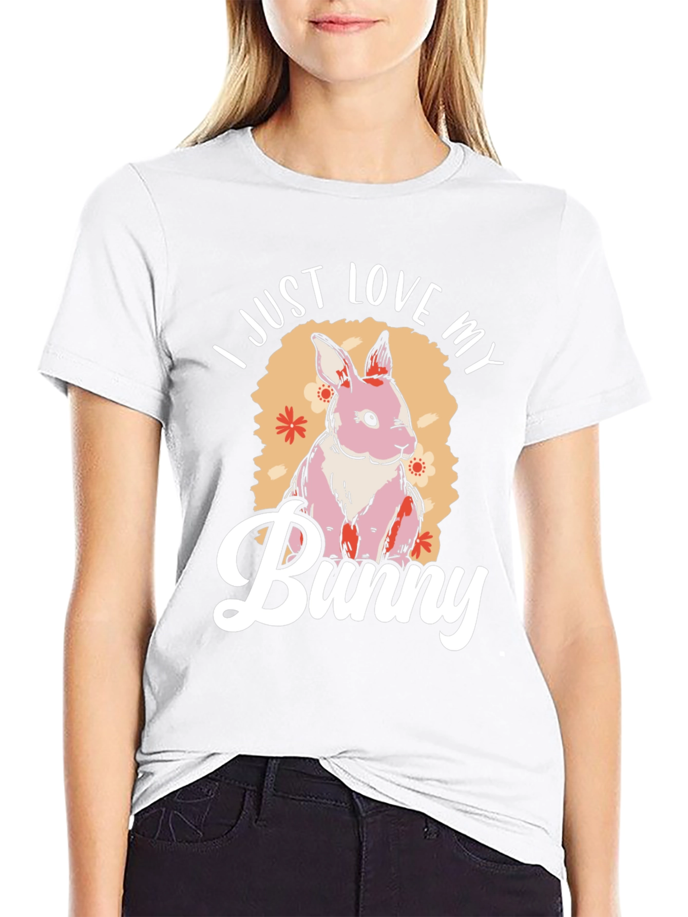 I Just Love My Bunny T-Shirt Cute Rabbit Tee