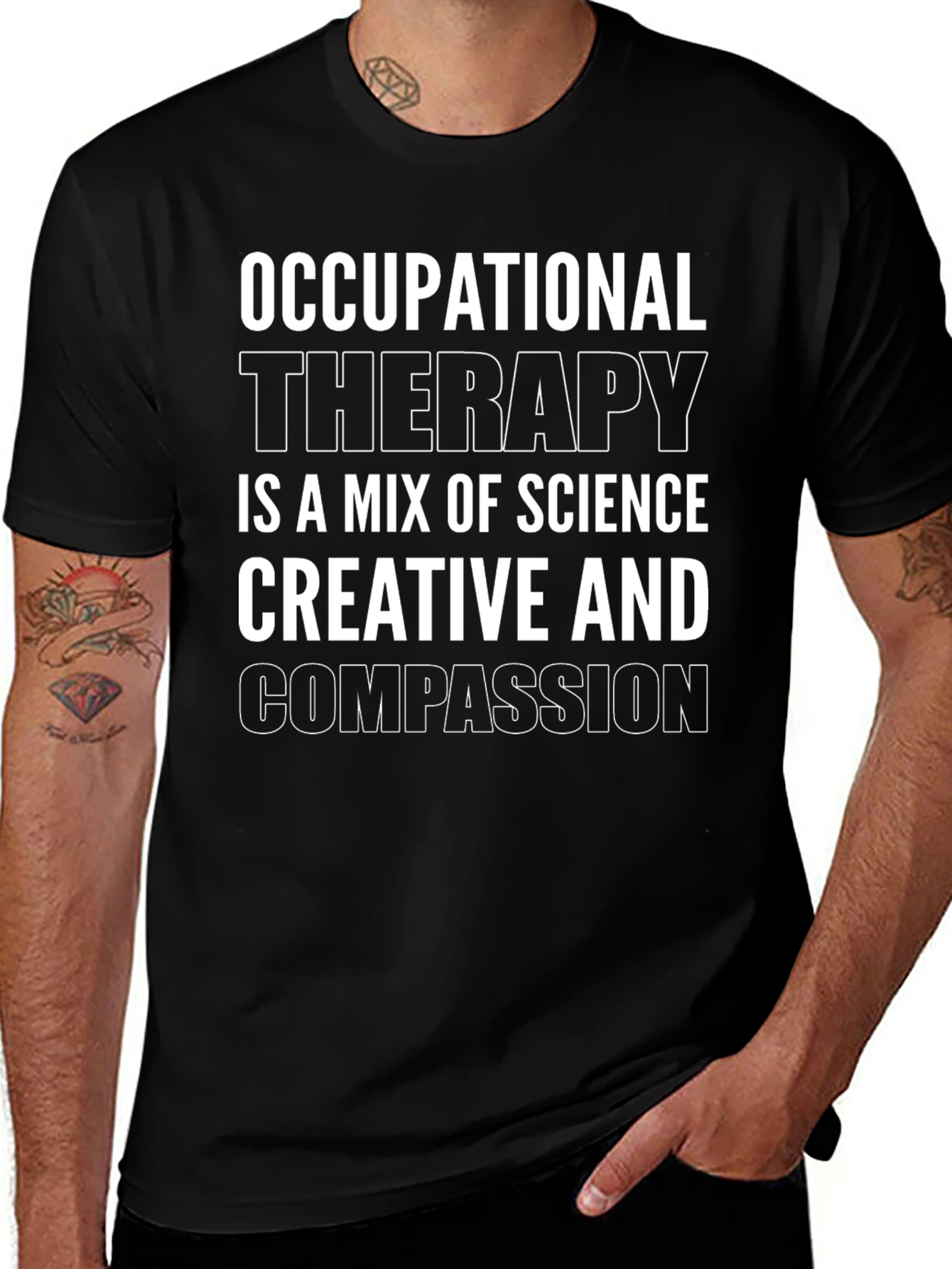Occupational Therapy Science Creative Compassion T-Shirt