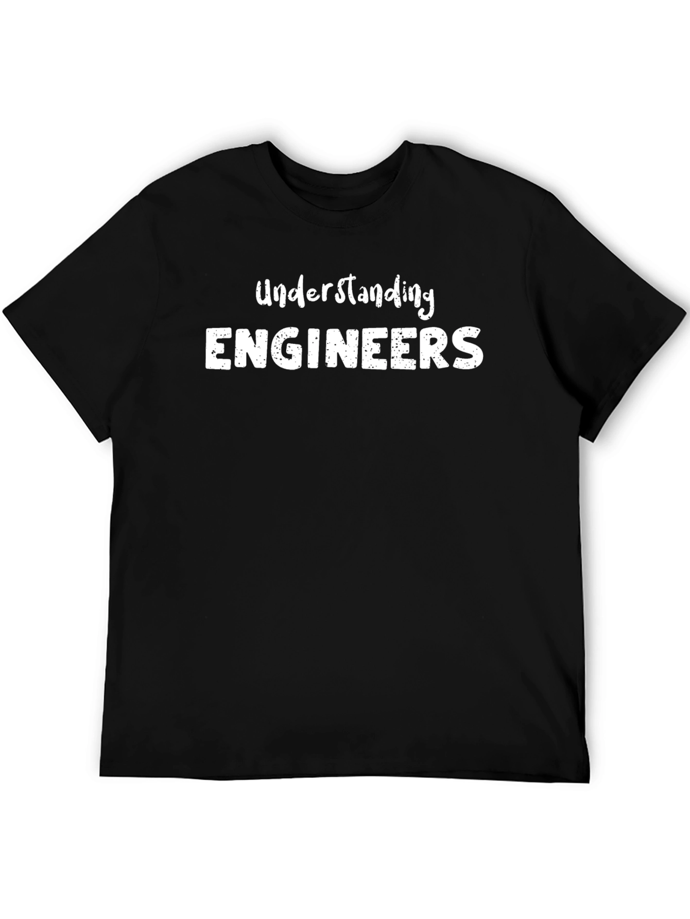Understanding Engineers Black Cotton Tee