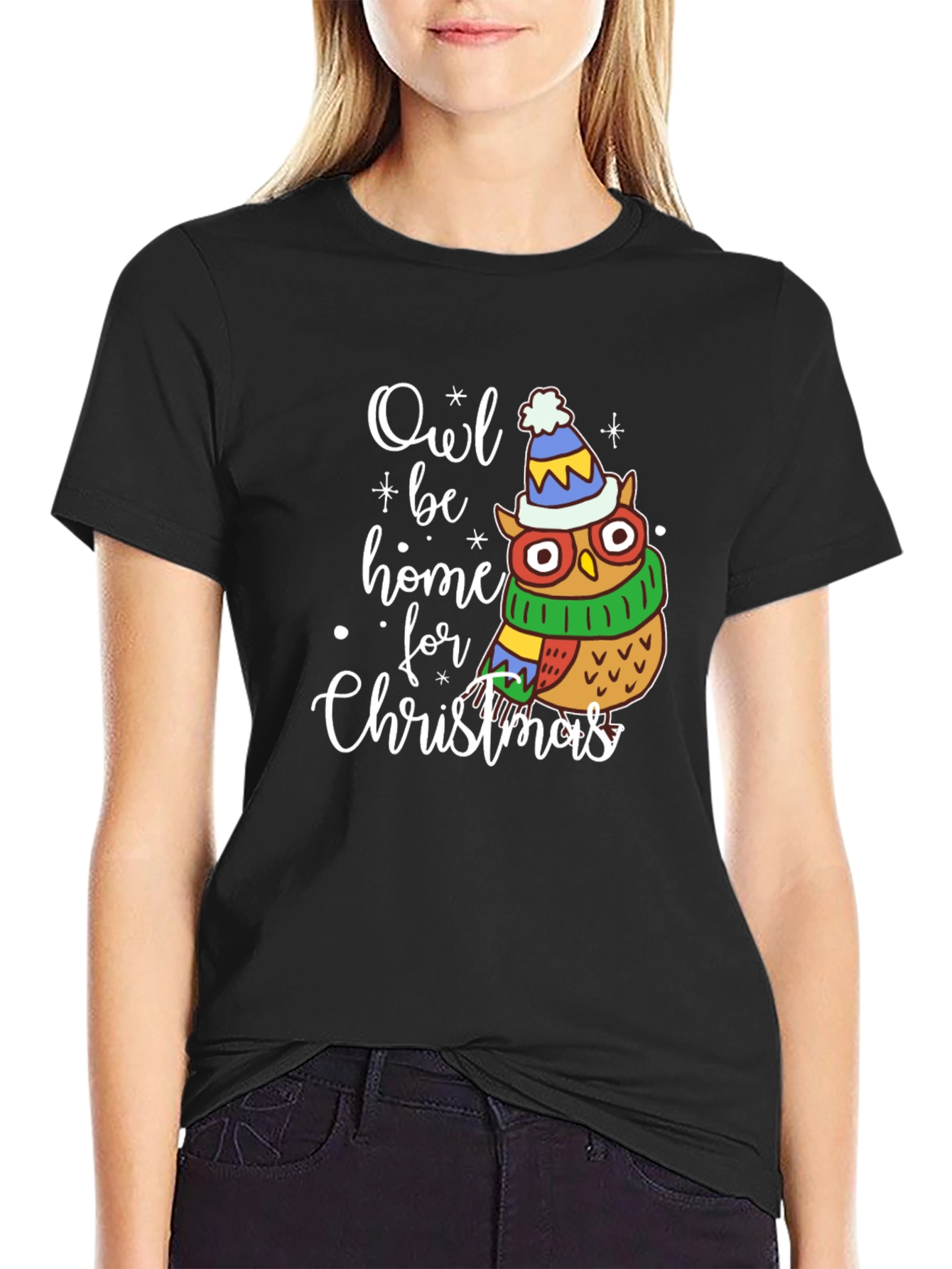 Owl Be Home for Christmas T-Shirt
