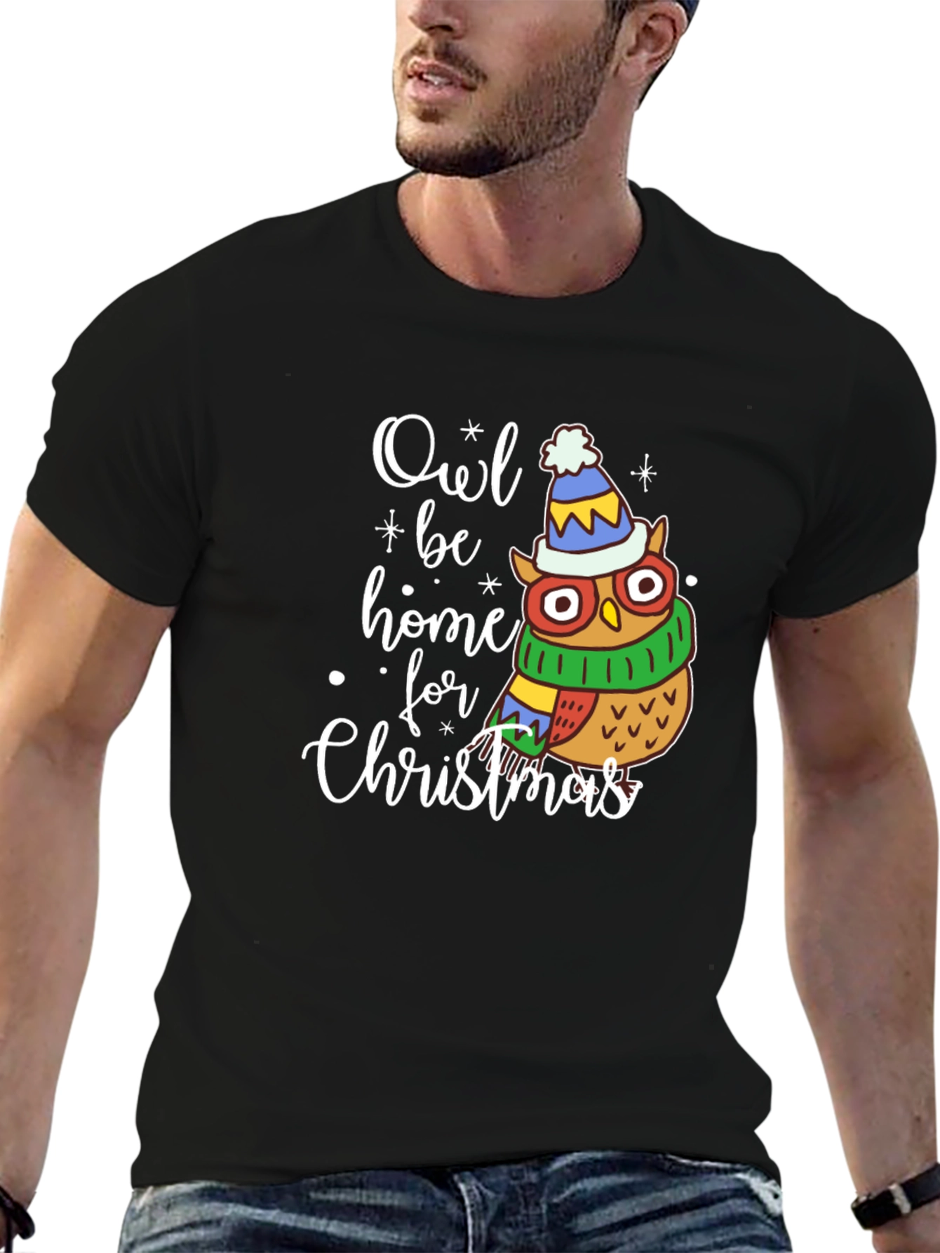 Owl Be Home for Christmas T-Shirt