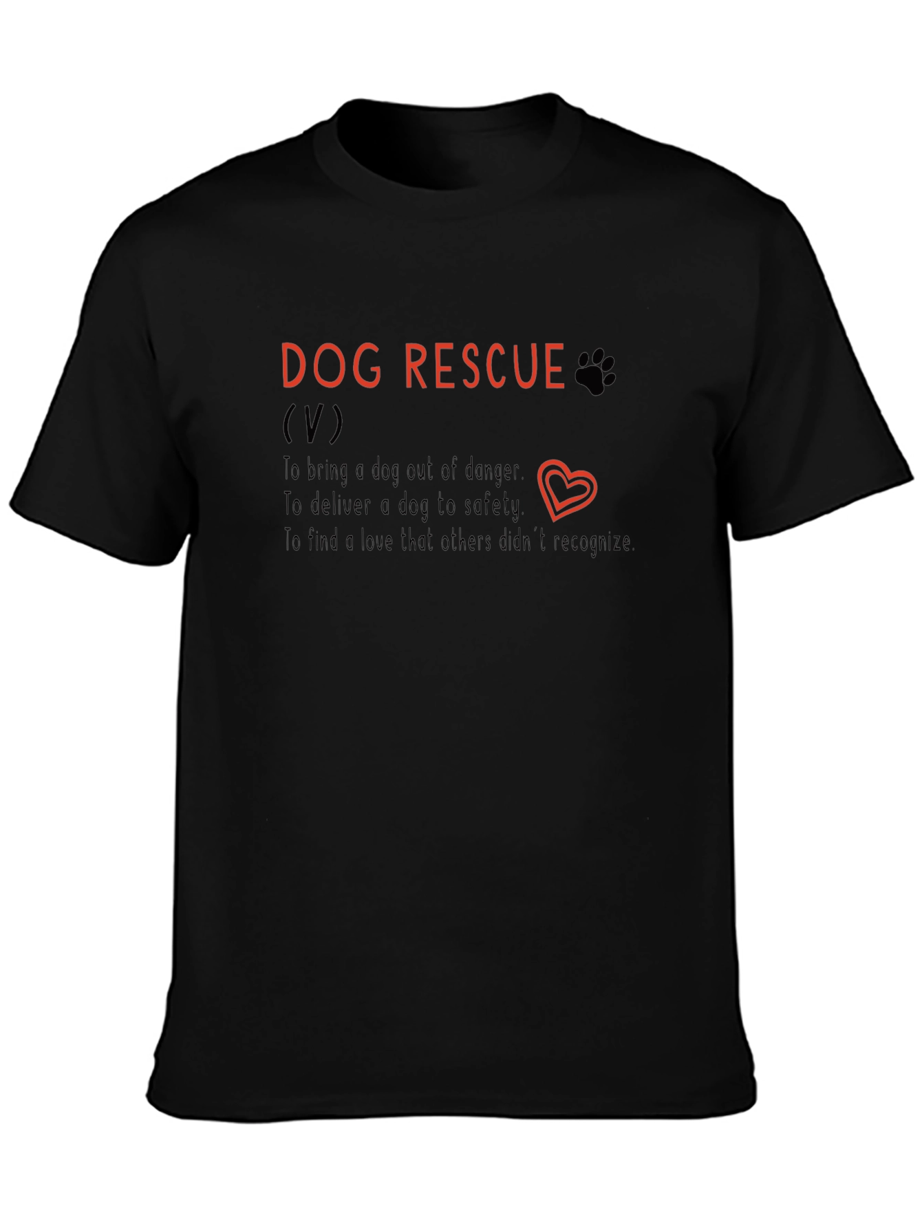 Dog Rescue Graphic Tee