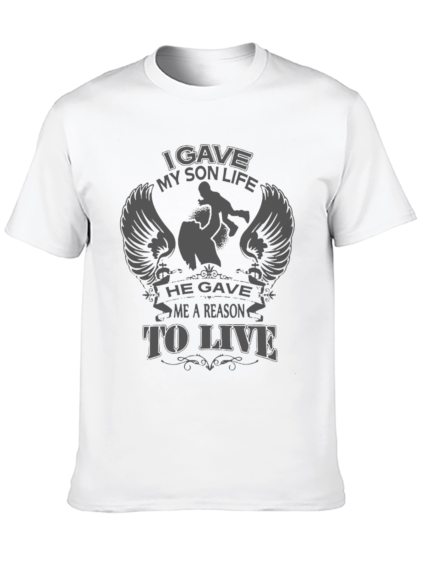 I Gave My Son Life Graphic Tee - Black