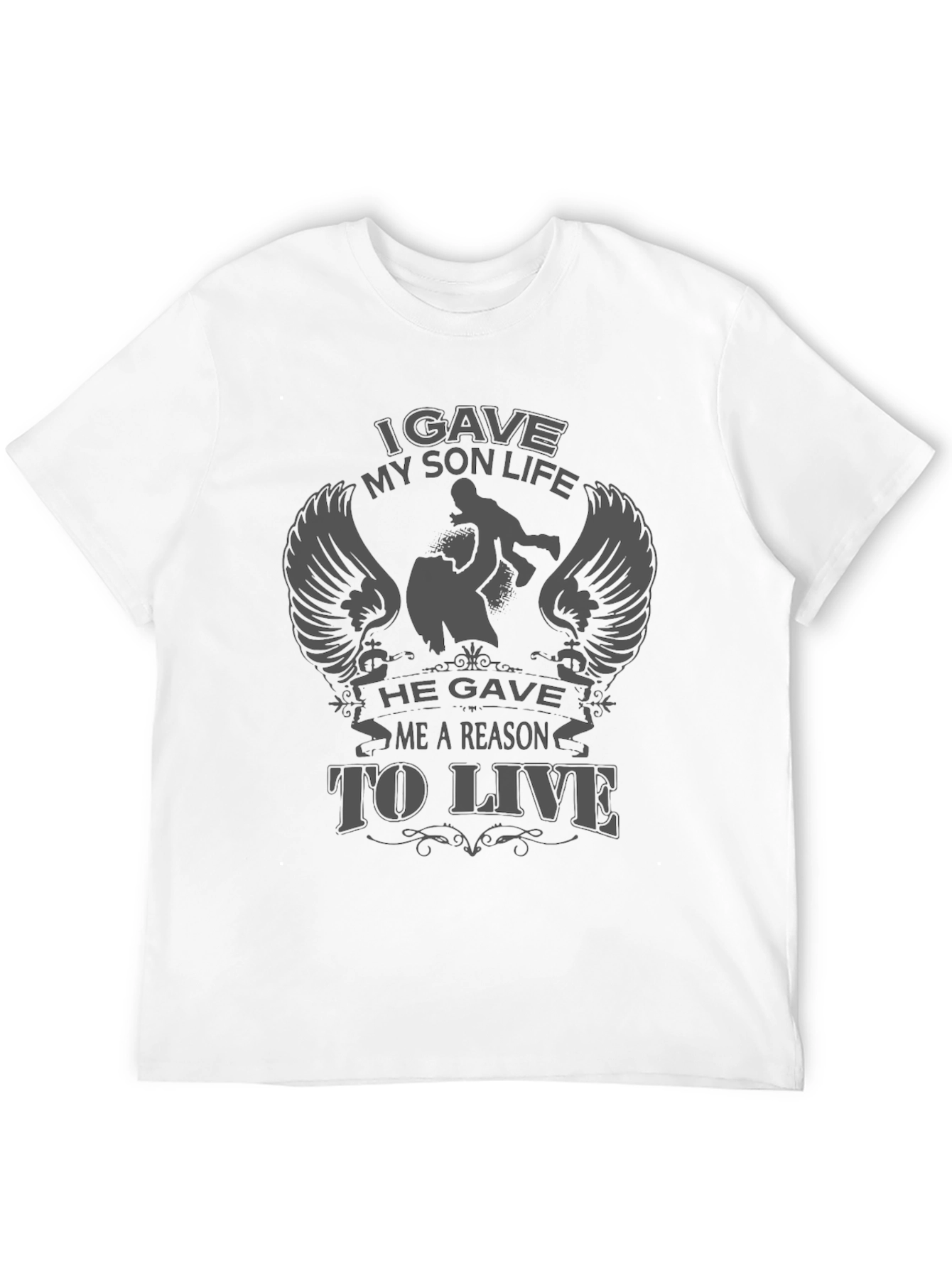 I Gave My Son Life Graphic Tee - Black