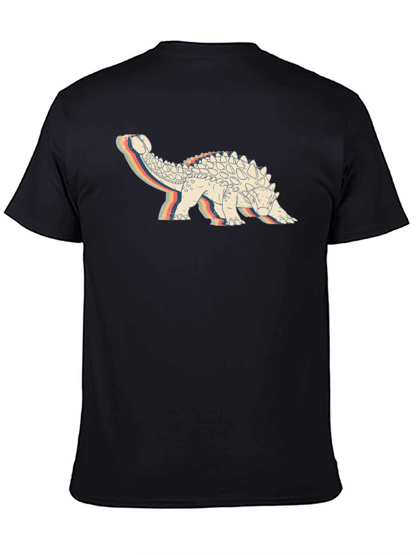 Retro Ankylosaurus Graphic T-Shirt