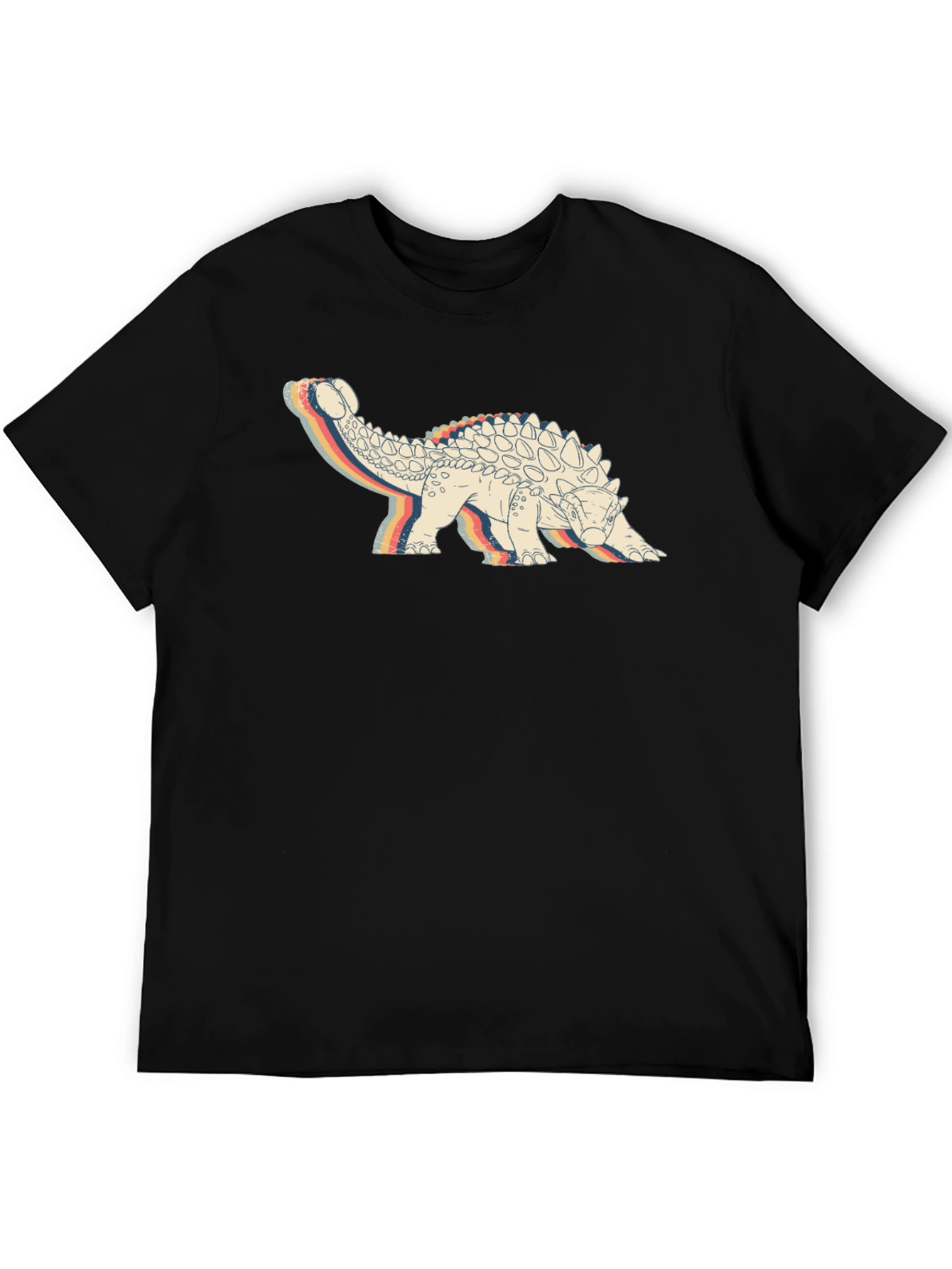 Retro Ankylosaurus Graphic T-Shirt