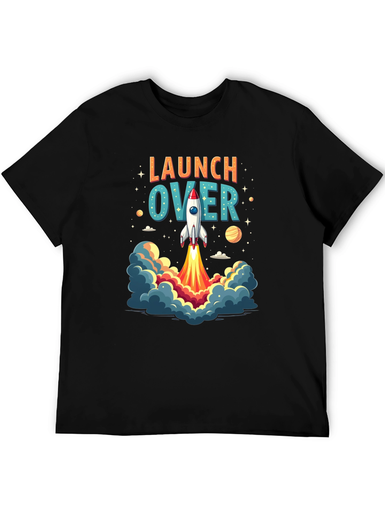 Launch Over Rocket Graphic Tee