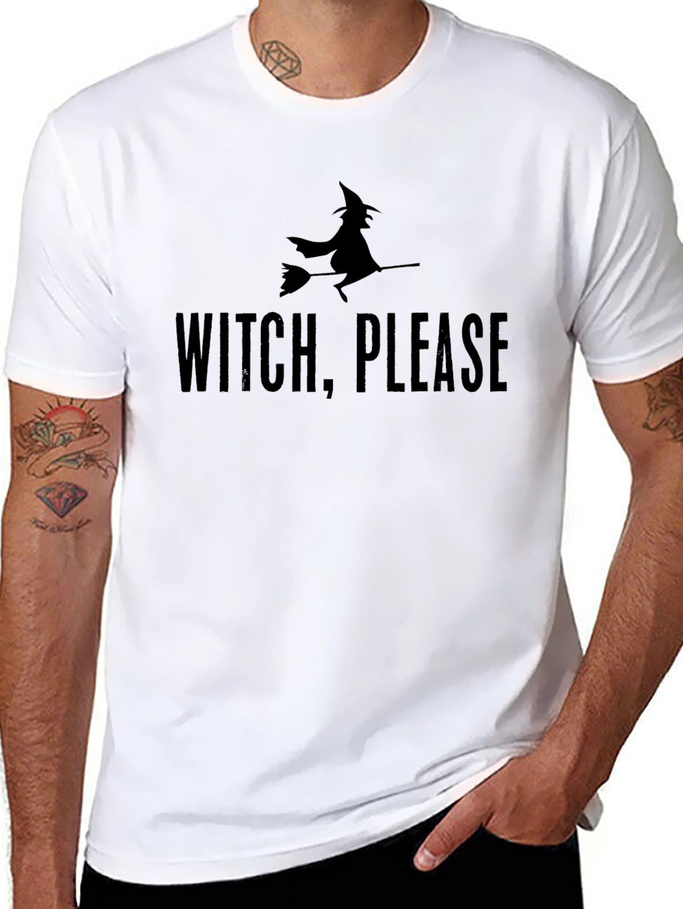 Witch Please Graphic Tee - Halloween T-Shirt