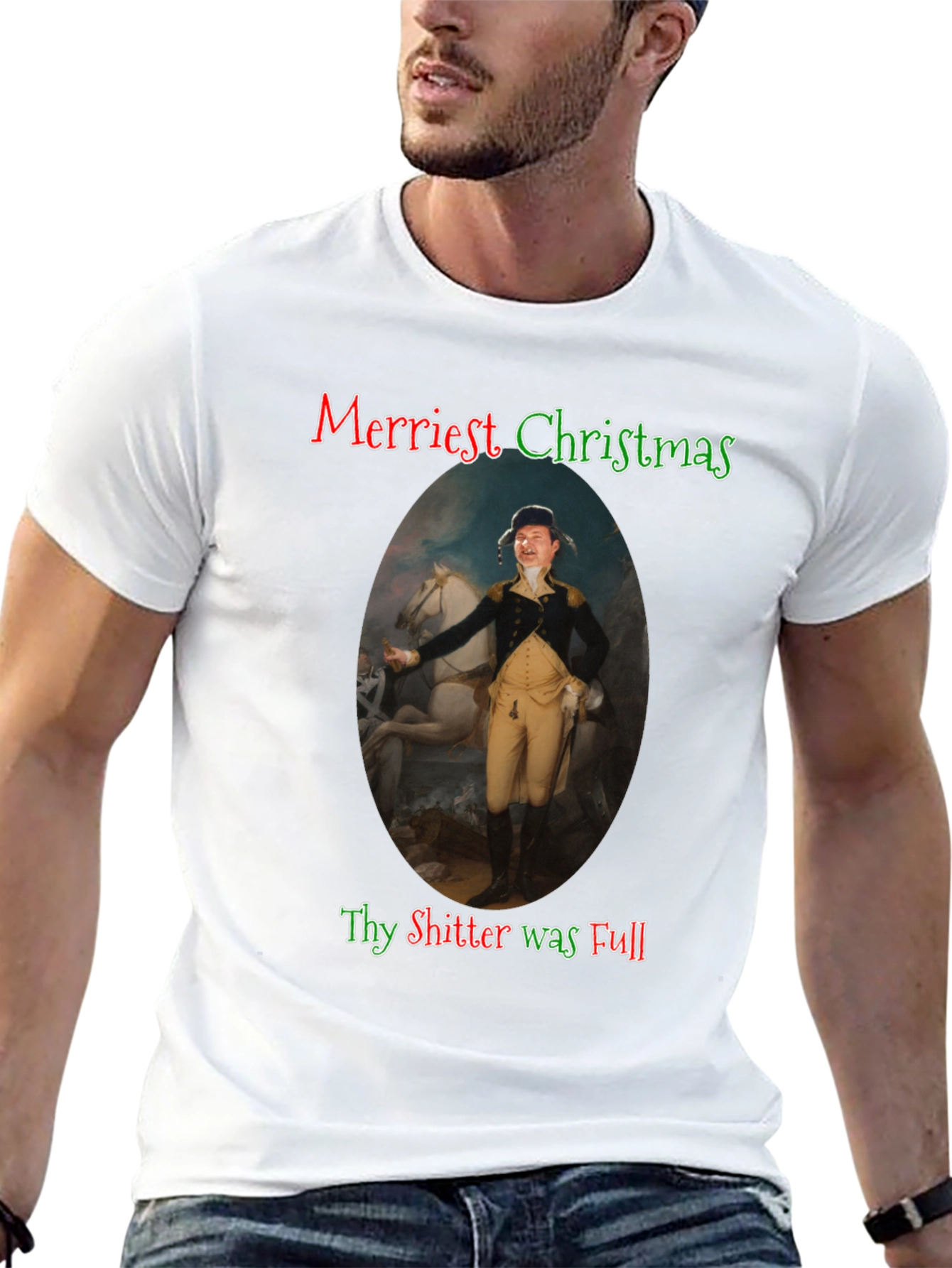 Merriest Christmas Thy Shitter Was Full T-Shirt