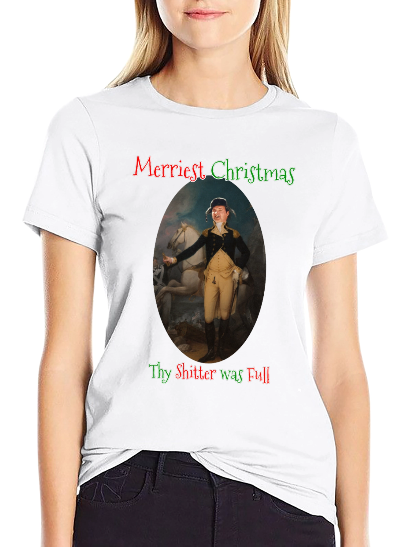 Merriest Christmas Thy Shitter Was Full T-Shirt