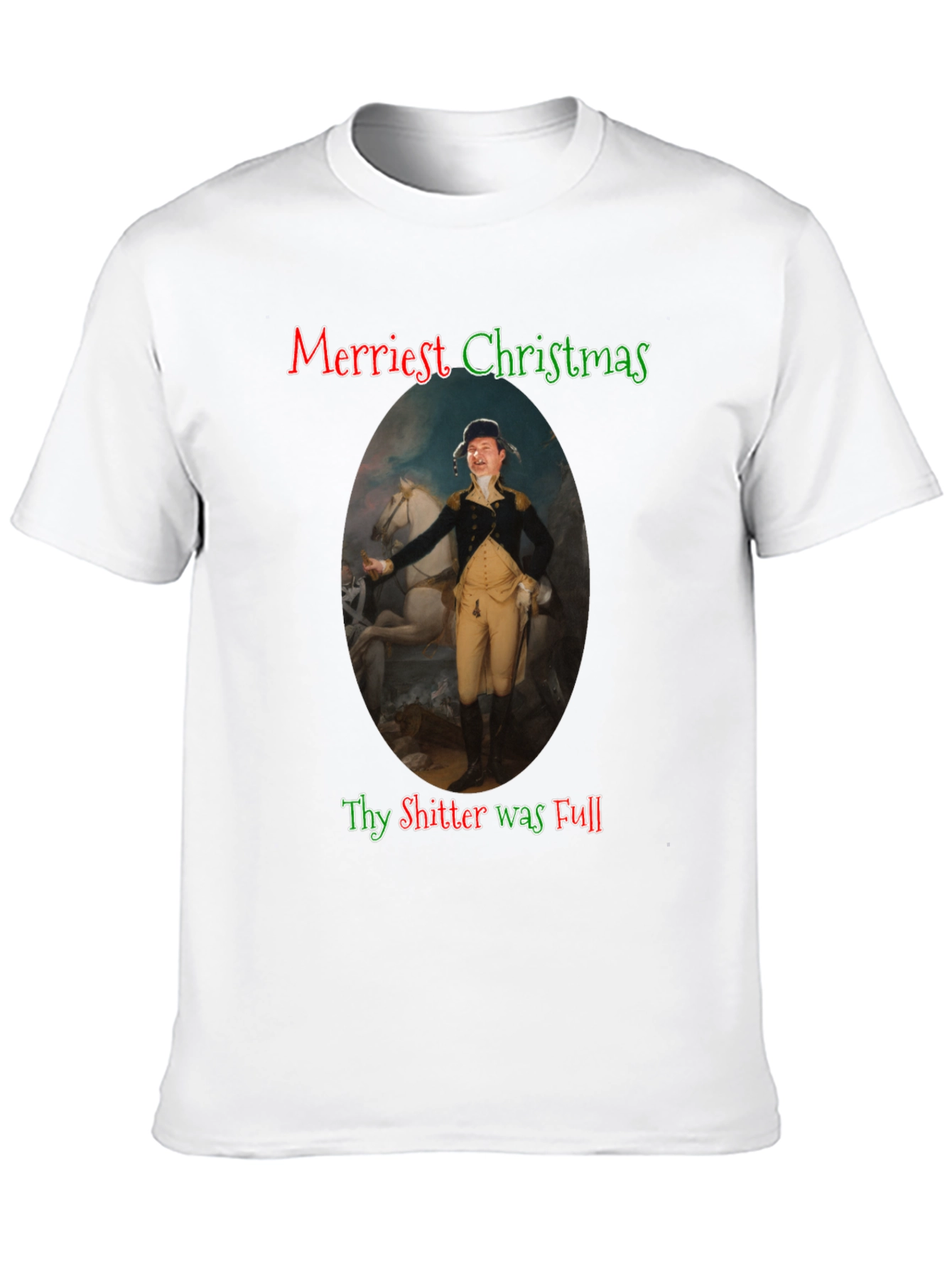 Merriest Christmas Thy Shitter Was Full T-Shirt
