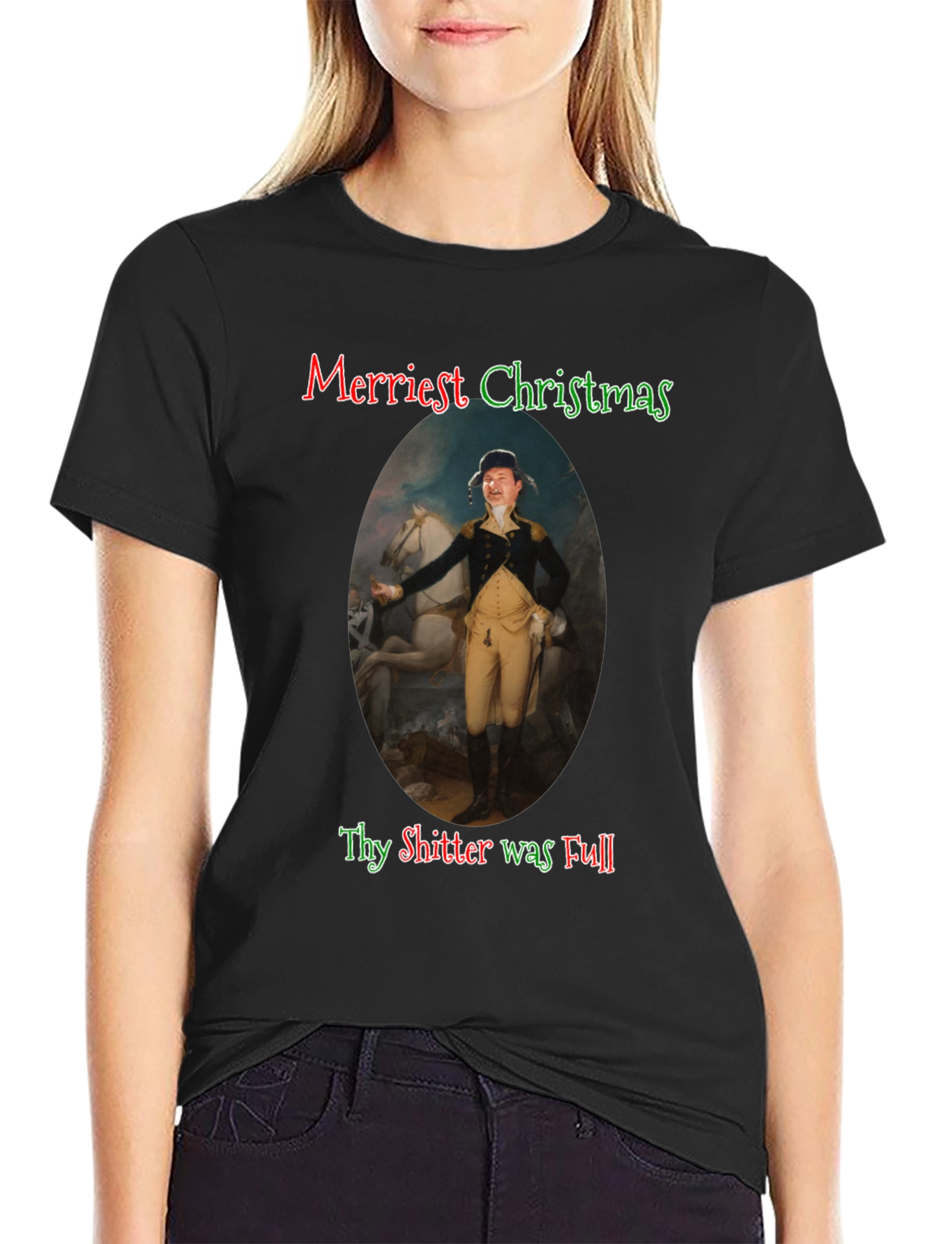 Merriest Christmas Thy Shitter Was Full T-Shirt