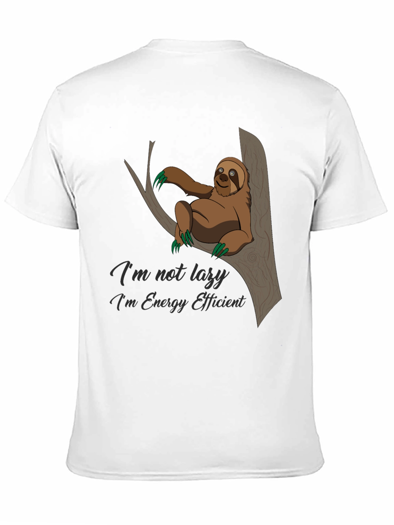 Sloth Energy Efficient Graphic Tee
