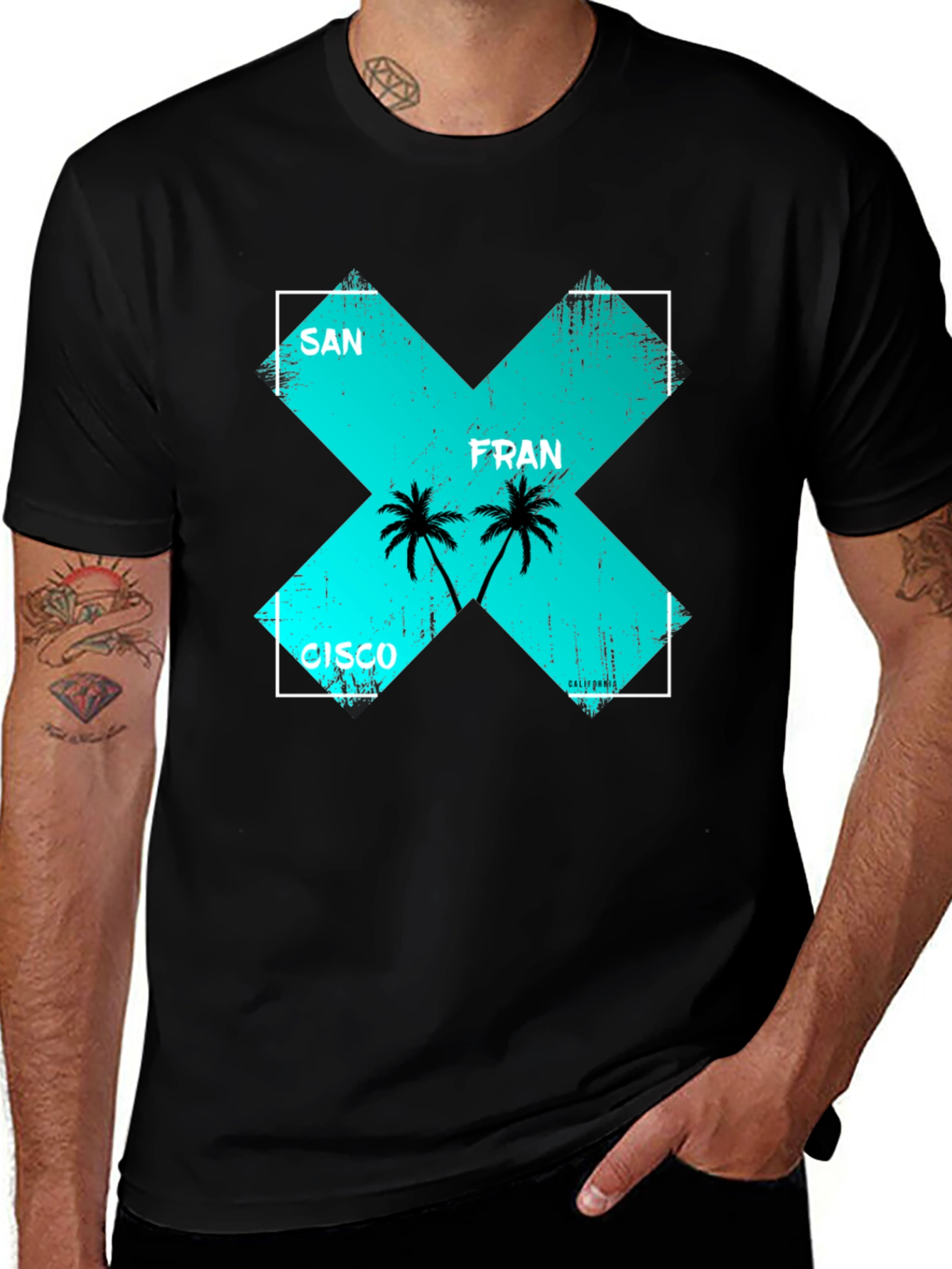 San Francisco Palm Tree T-Shirt