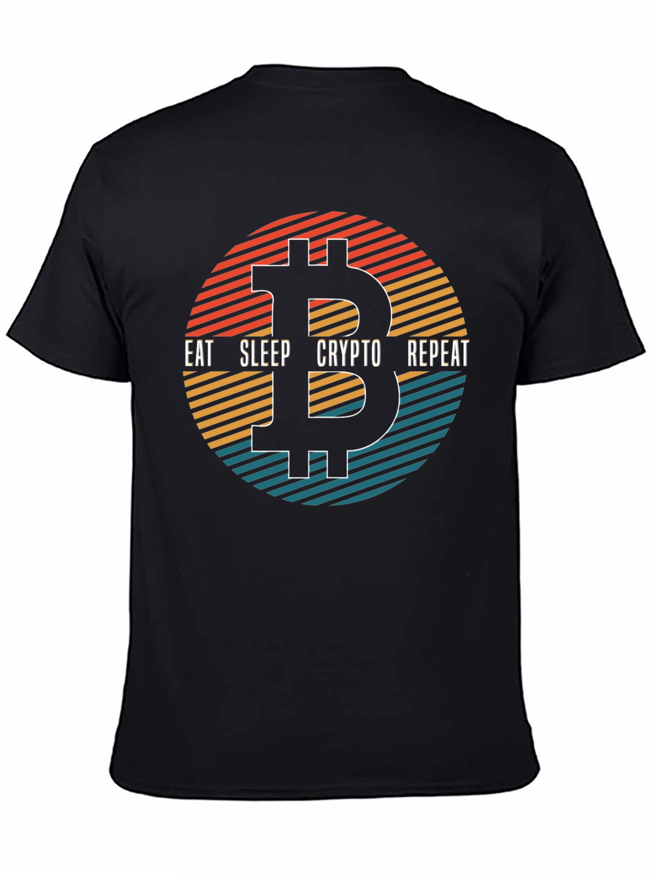 Eat Sleep Crypto Repeat Bitcoin Graphic Tee