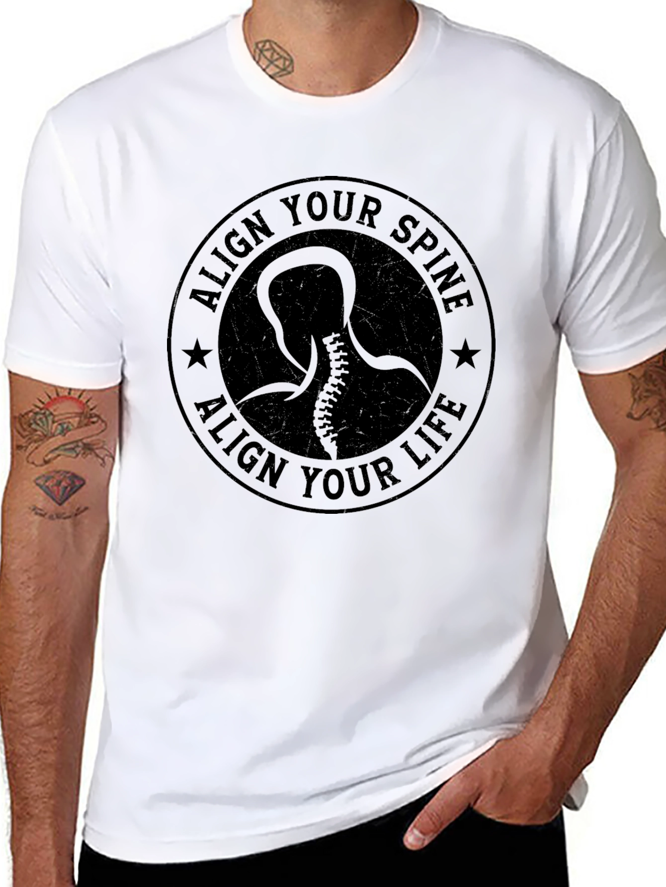 Align Your Spine T-Shirt - Chiropractic