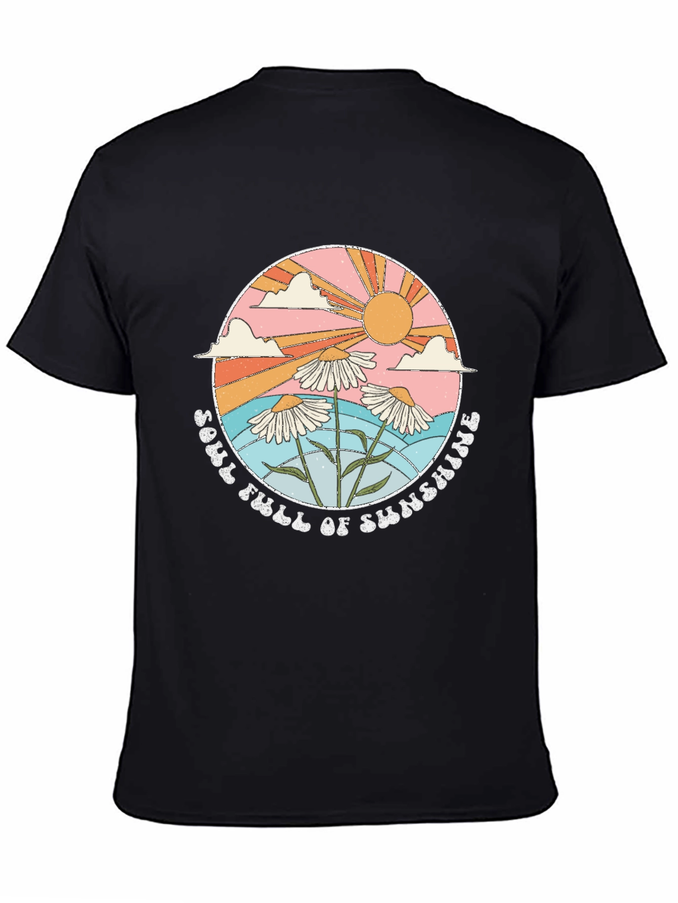 Soul Full of Sunshine Graphic Tee - Black