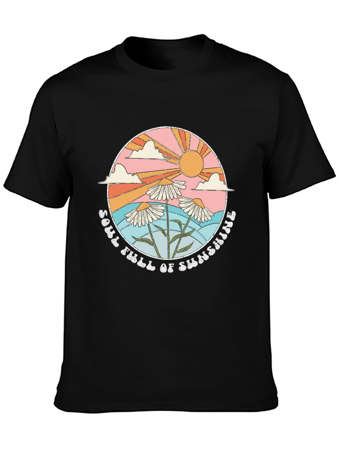 Soul Full of Sunshine Graphic Tee - Black