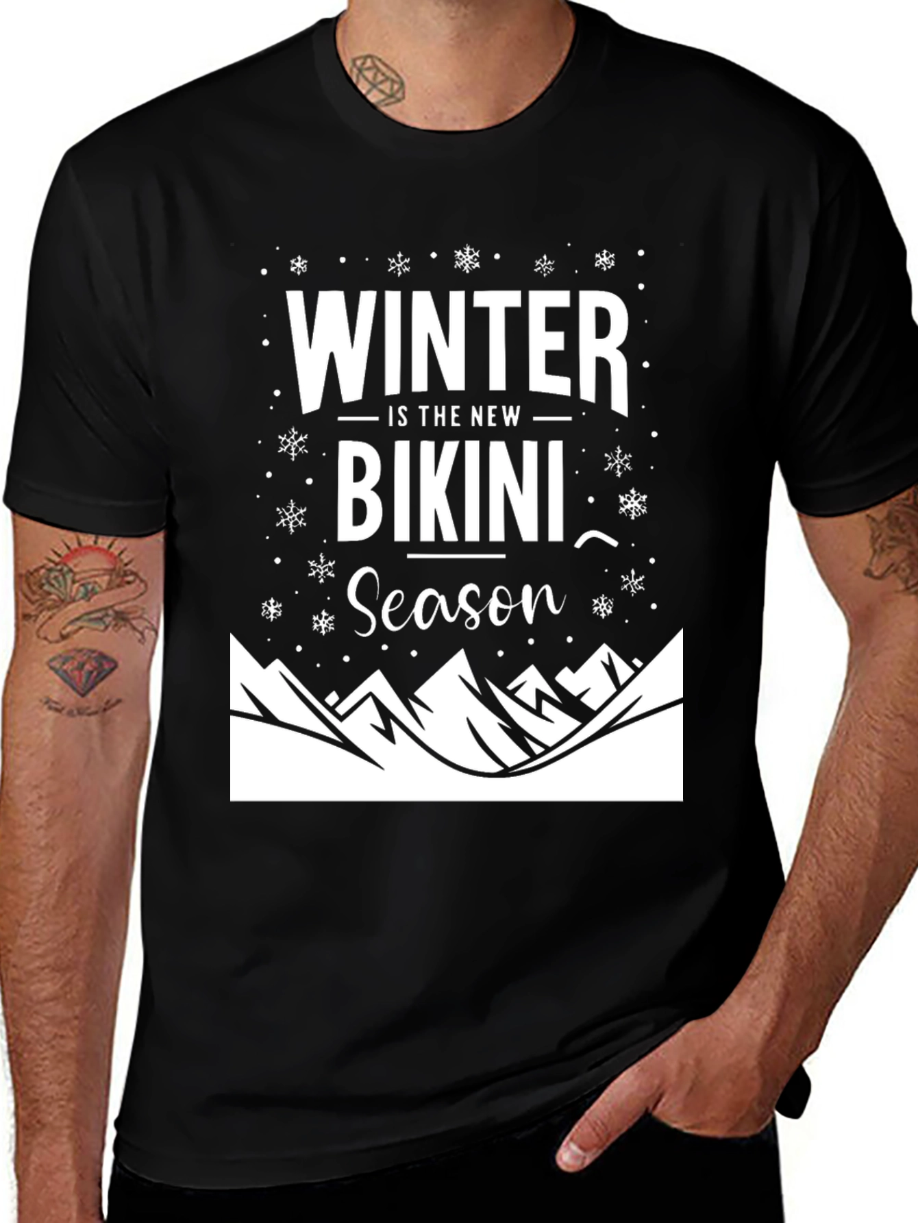Winter is the New Bikini Season Graphic Tee