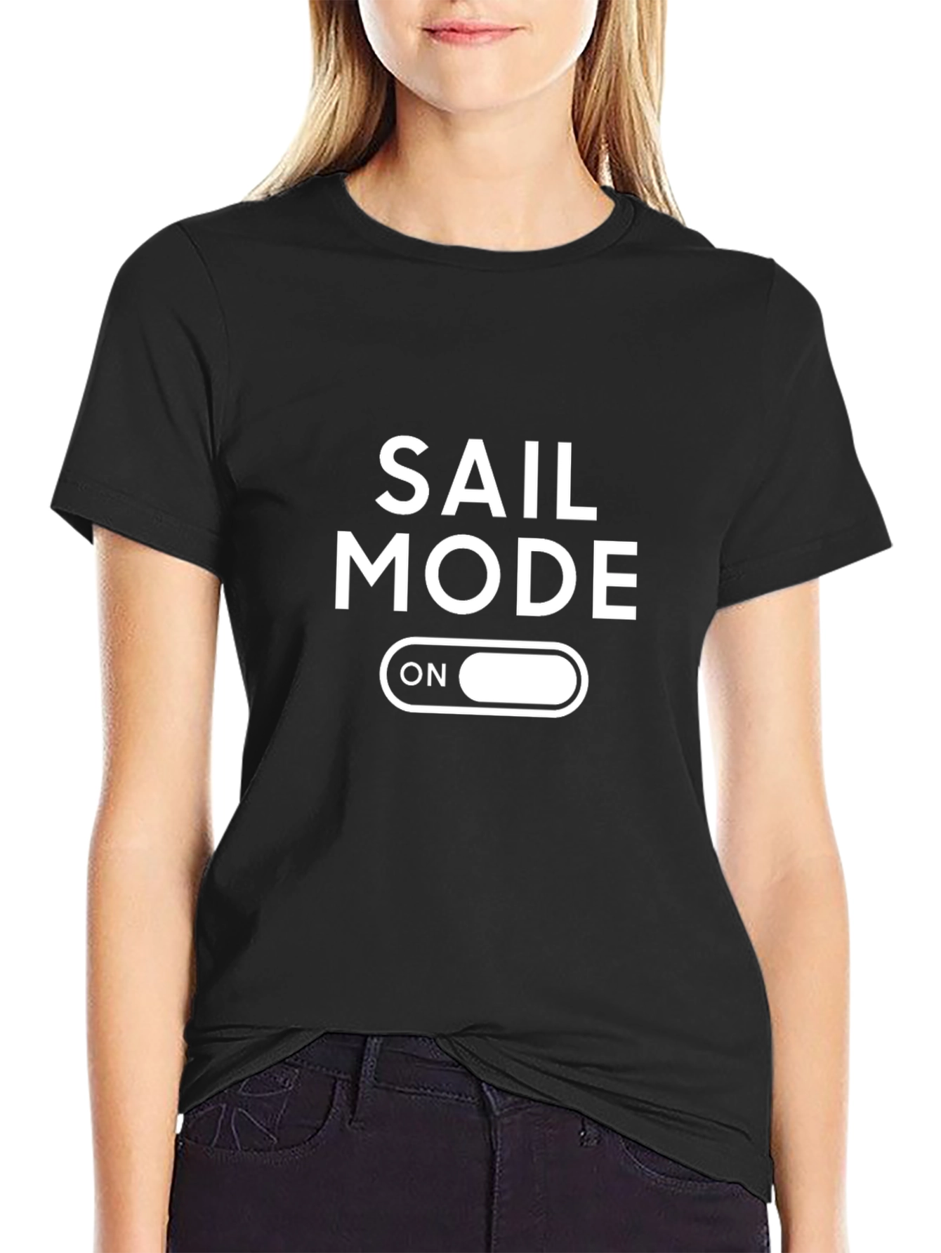 Sail Mode On T-Shirt - Nautical Adventure Apparel