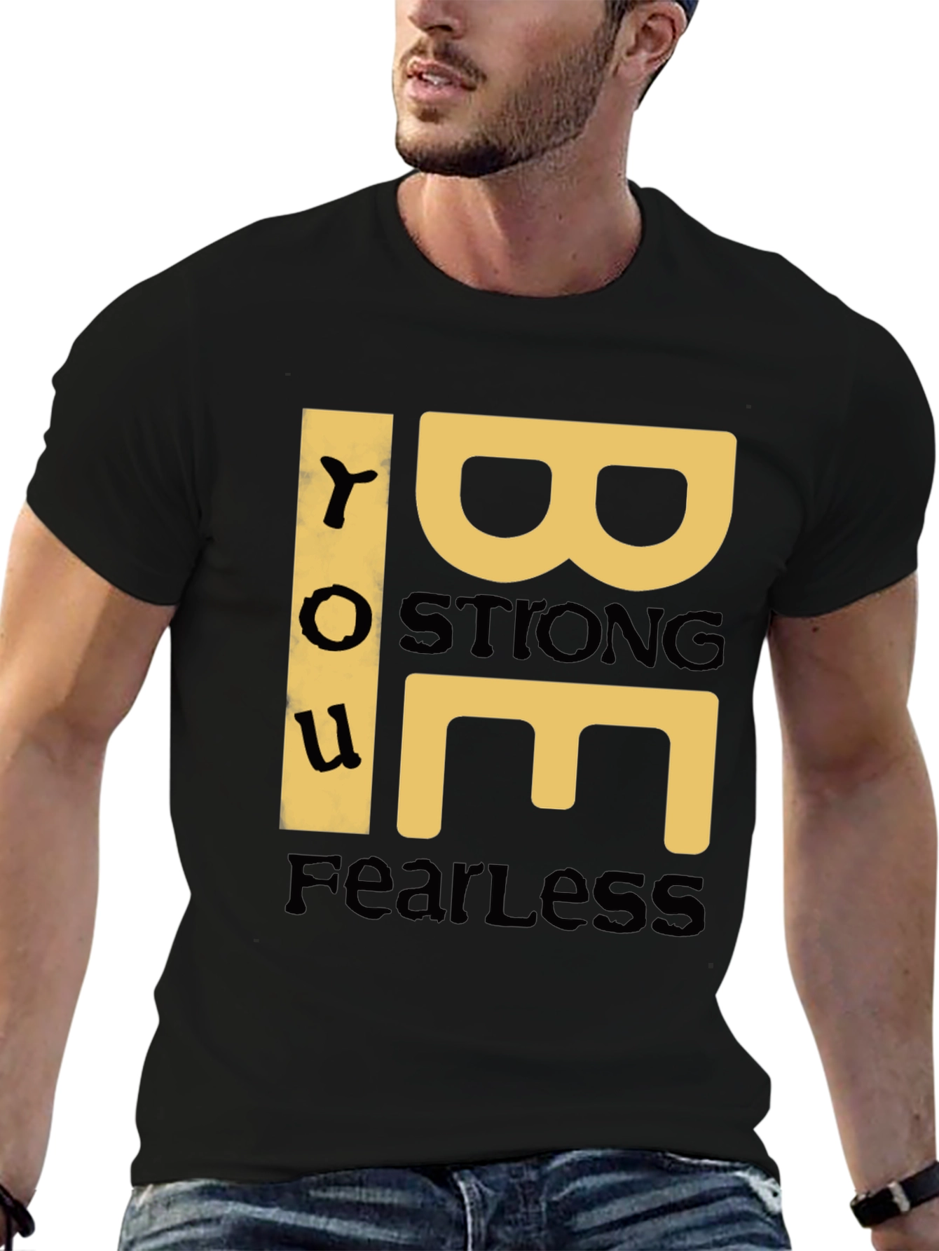 Be You Graphic Print T-Shirt - Black