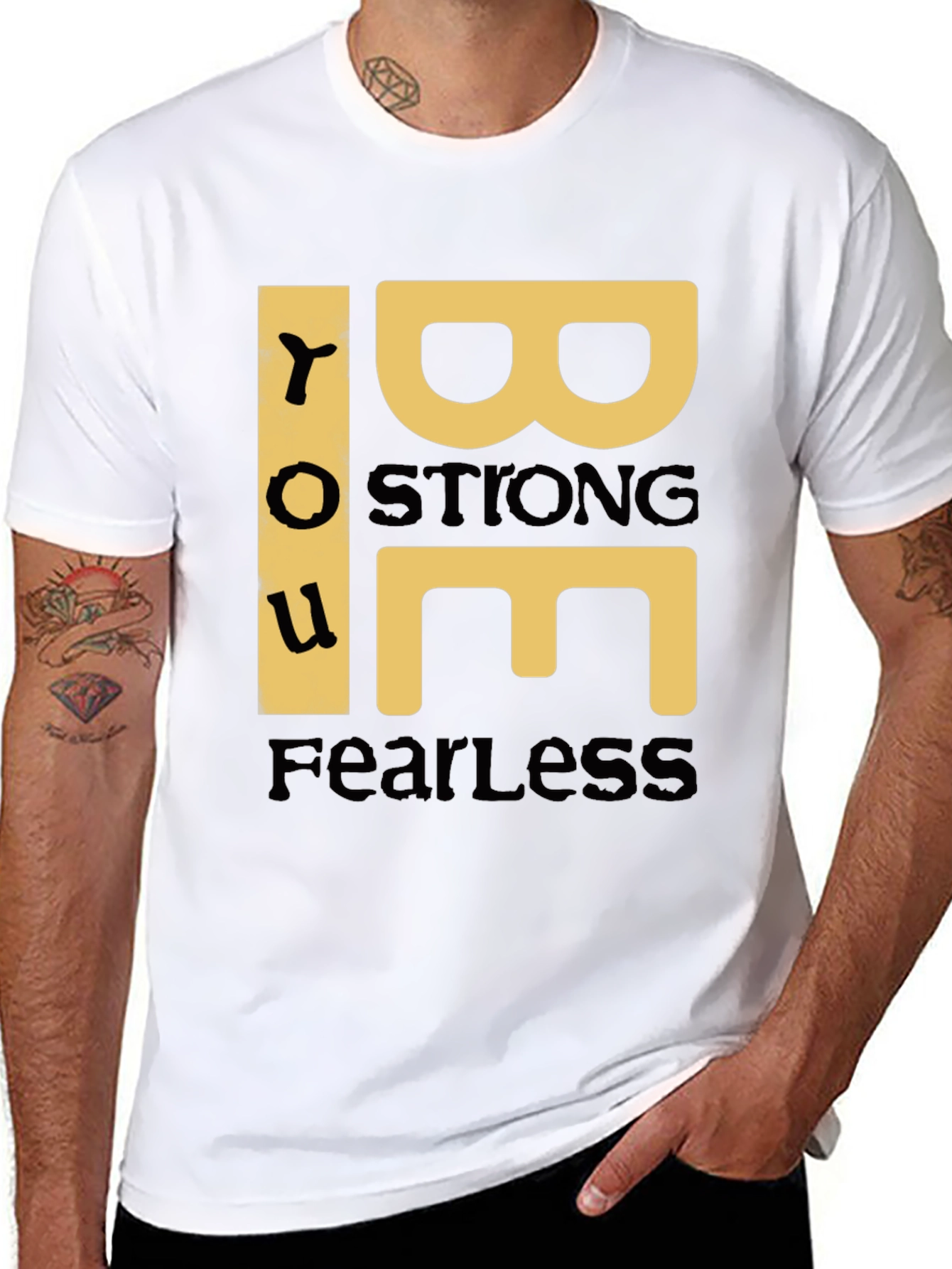 Be You Graphic Print T-Shirt - Black
