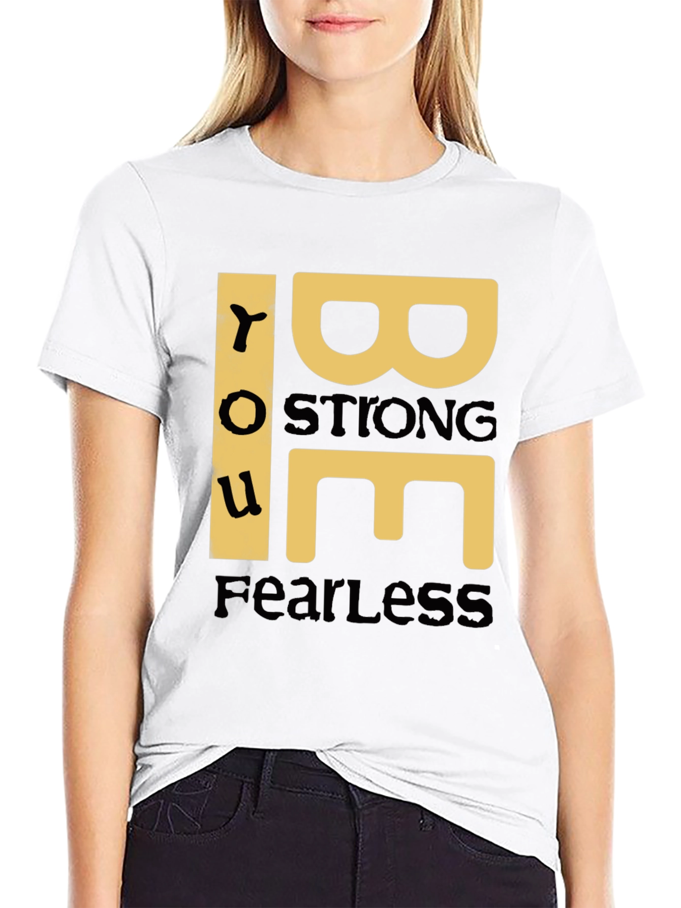 Be You Graphic Print T-Shirt - Black