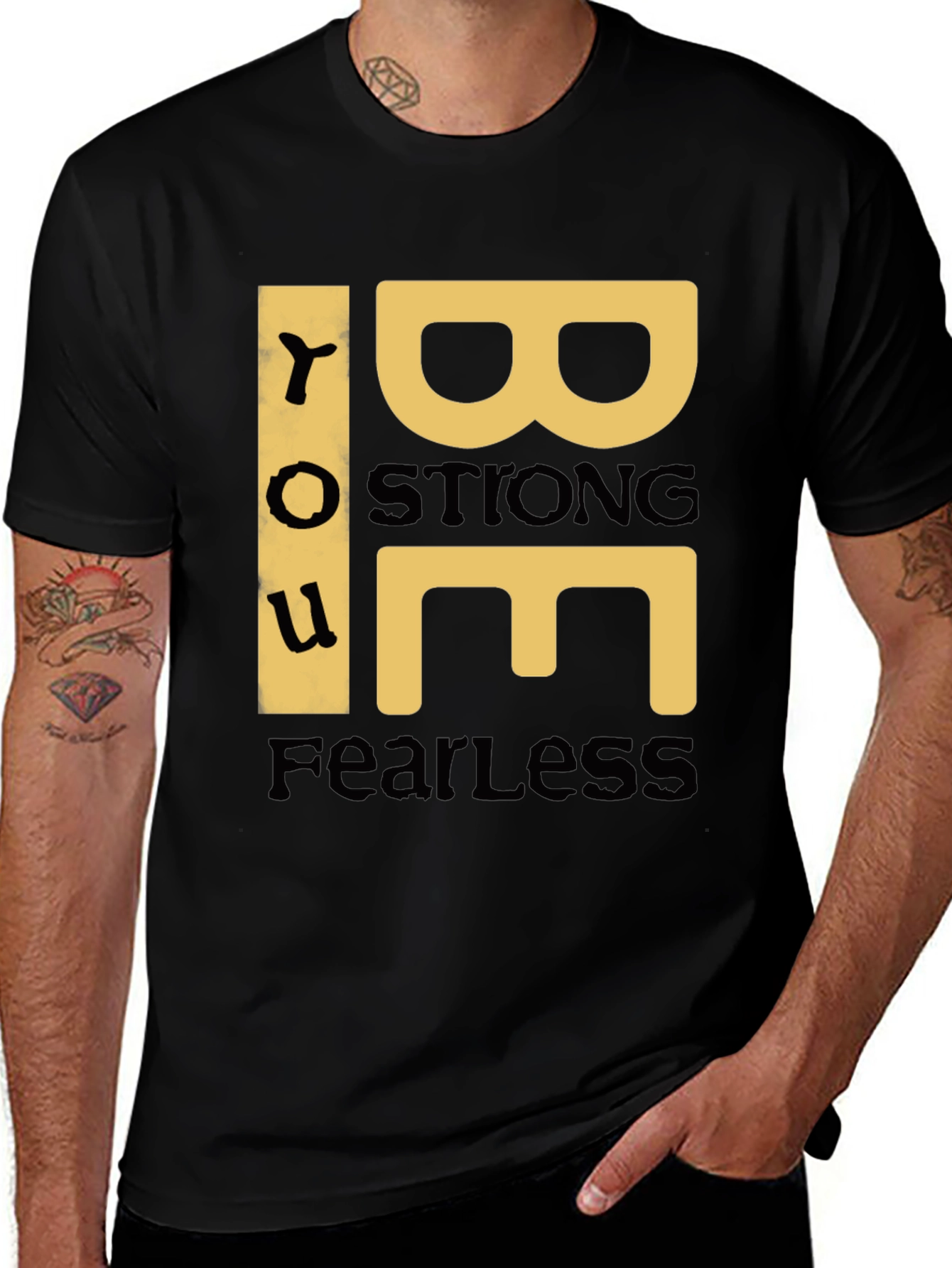 Be You Graphic Print T-Shirt - Black