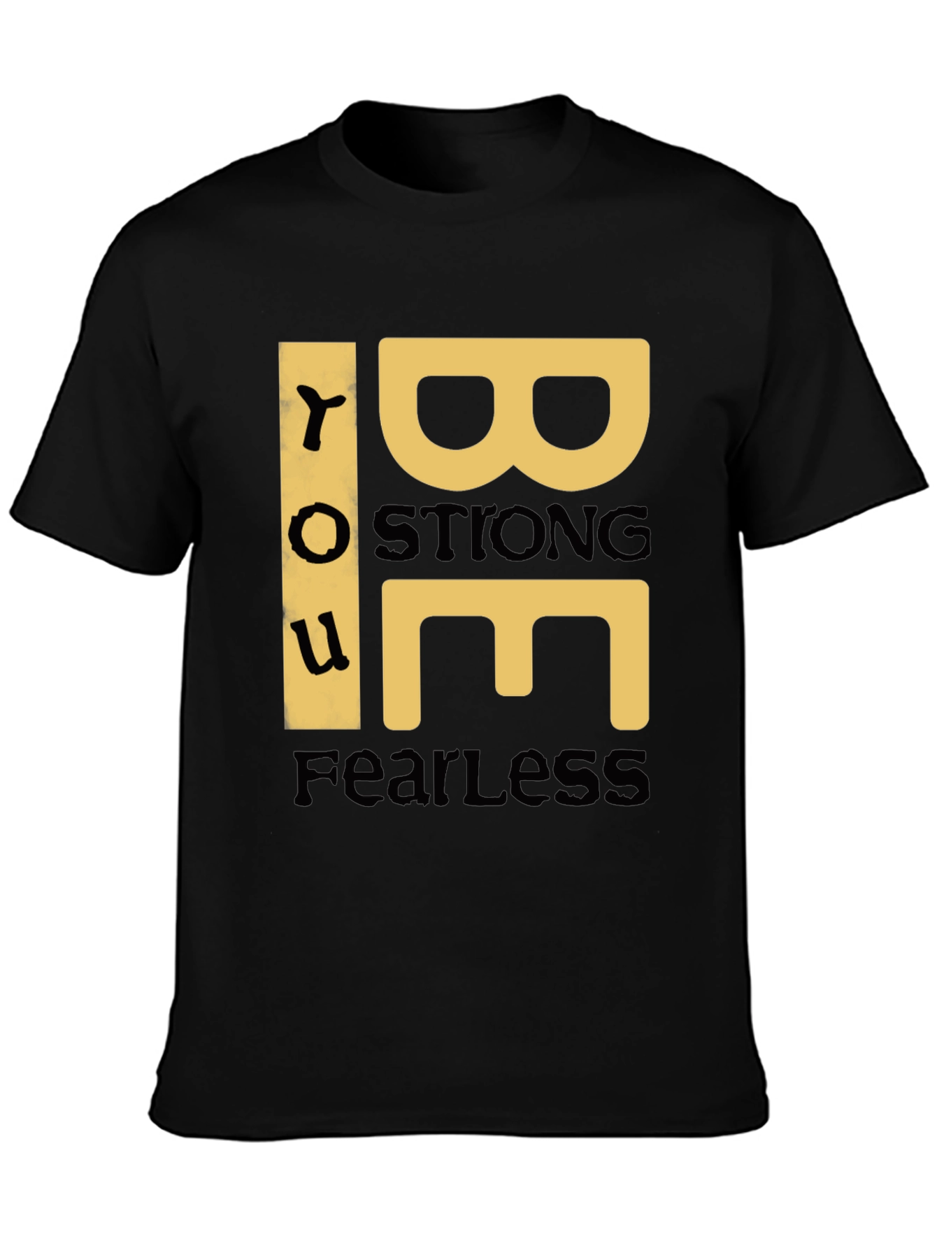 Be You Graphic Print T-Shirt - Black