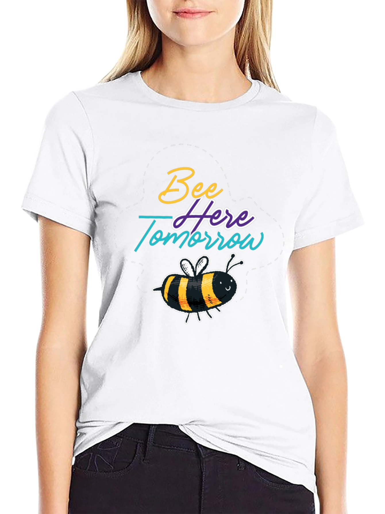 Bee Here Tomorrow Graphic T-Shirt
