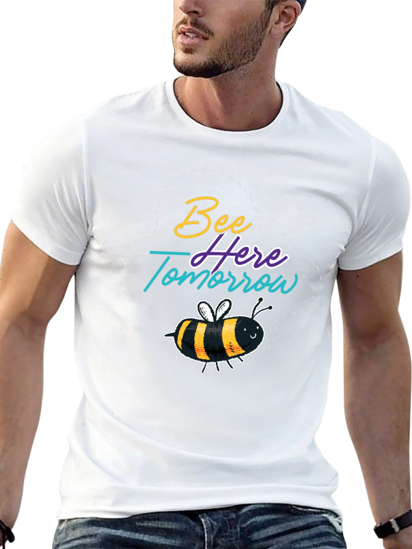 Bee Here Tomorrow Graphic T-Shirt