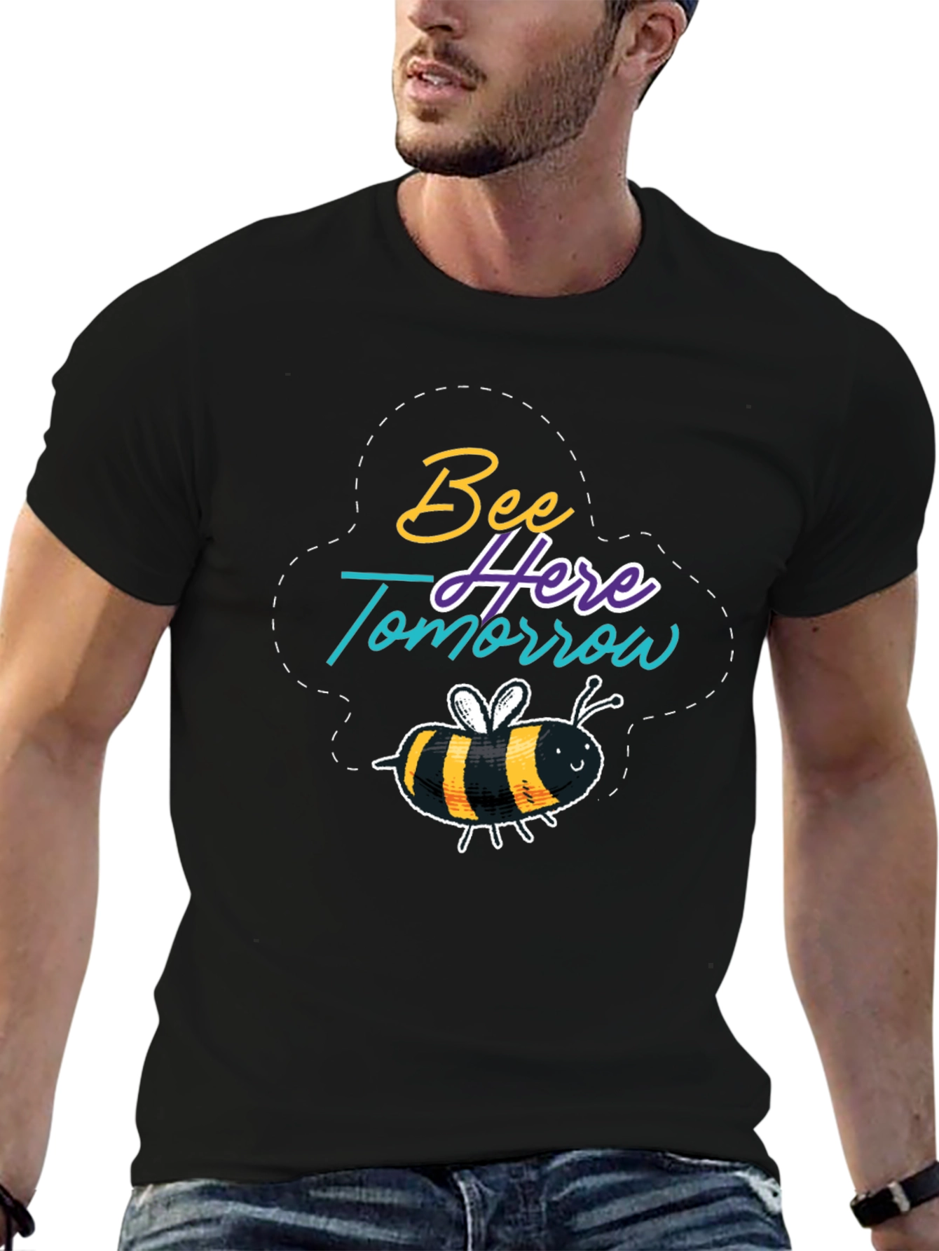 Bee Here Tomorrow Graphic T-Shirt