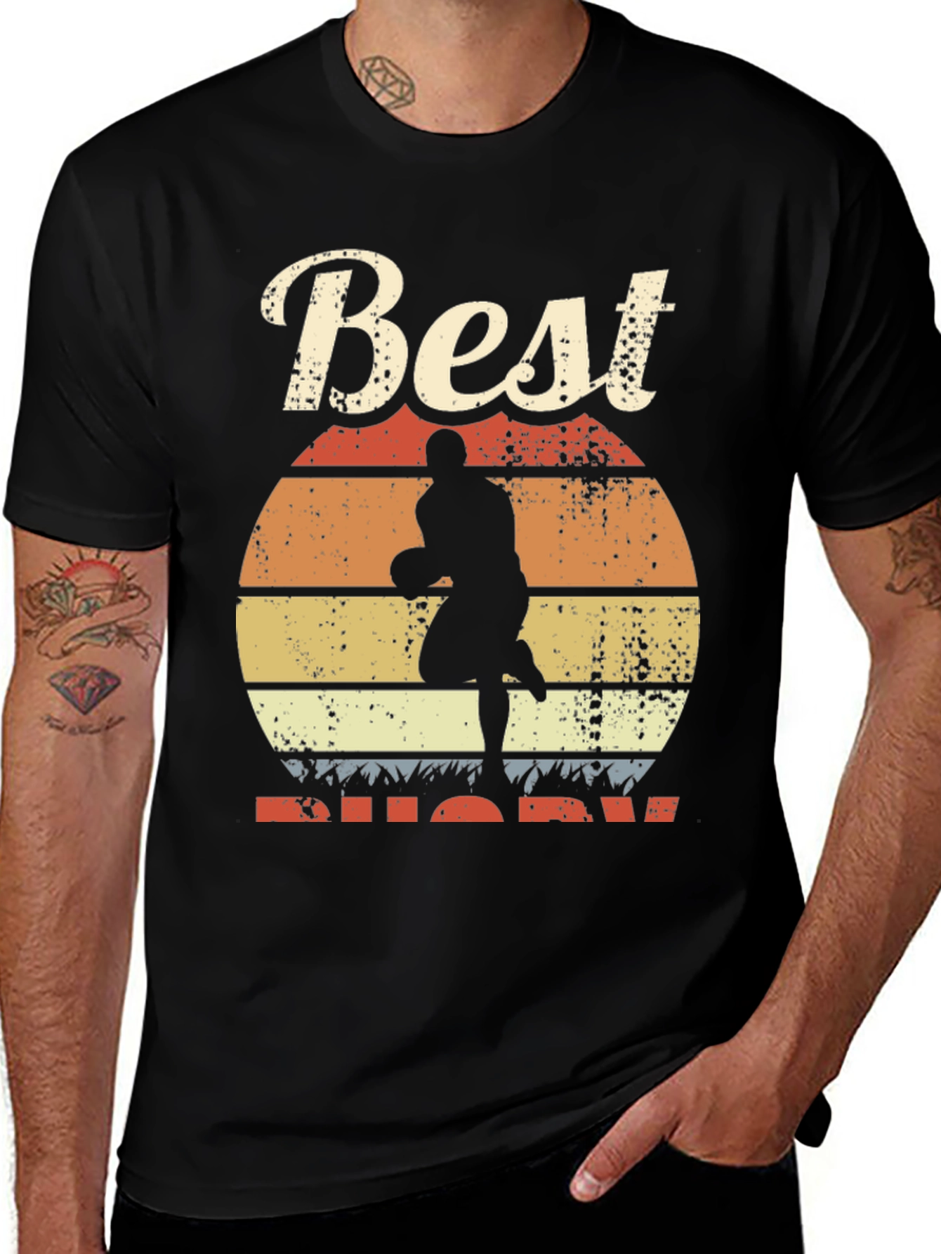 Best Rugby Retro T-Shirt