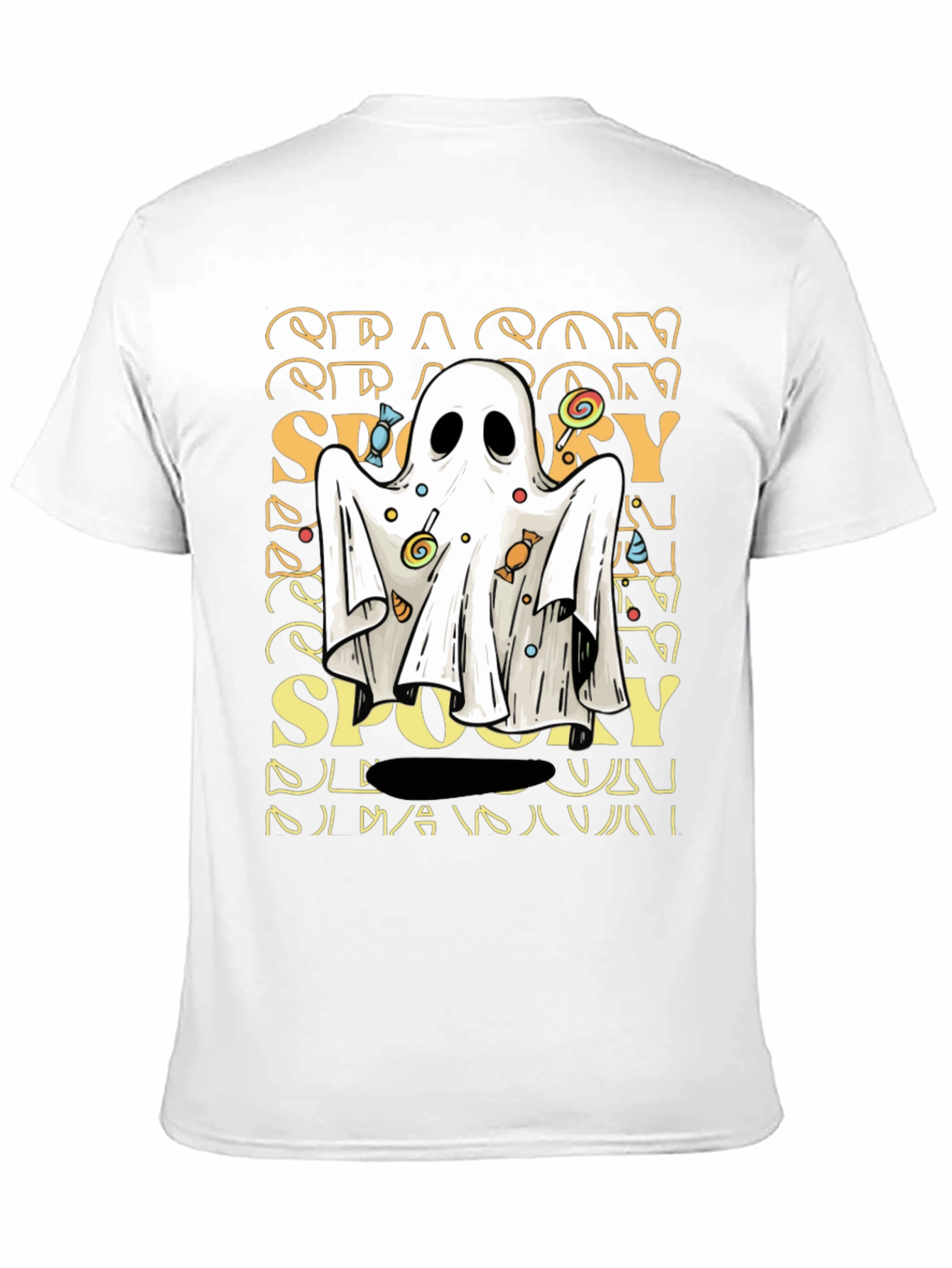 Spooky Season Ghost Graphic Tee