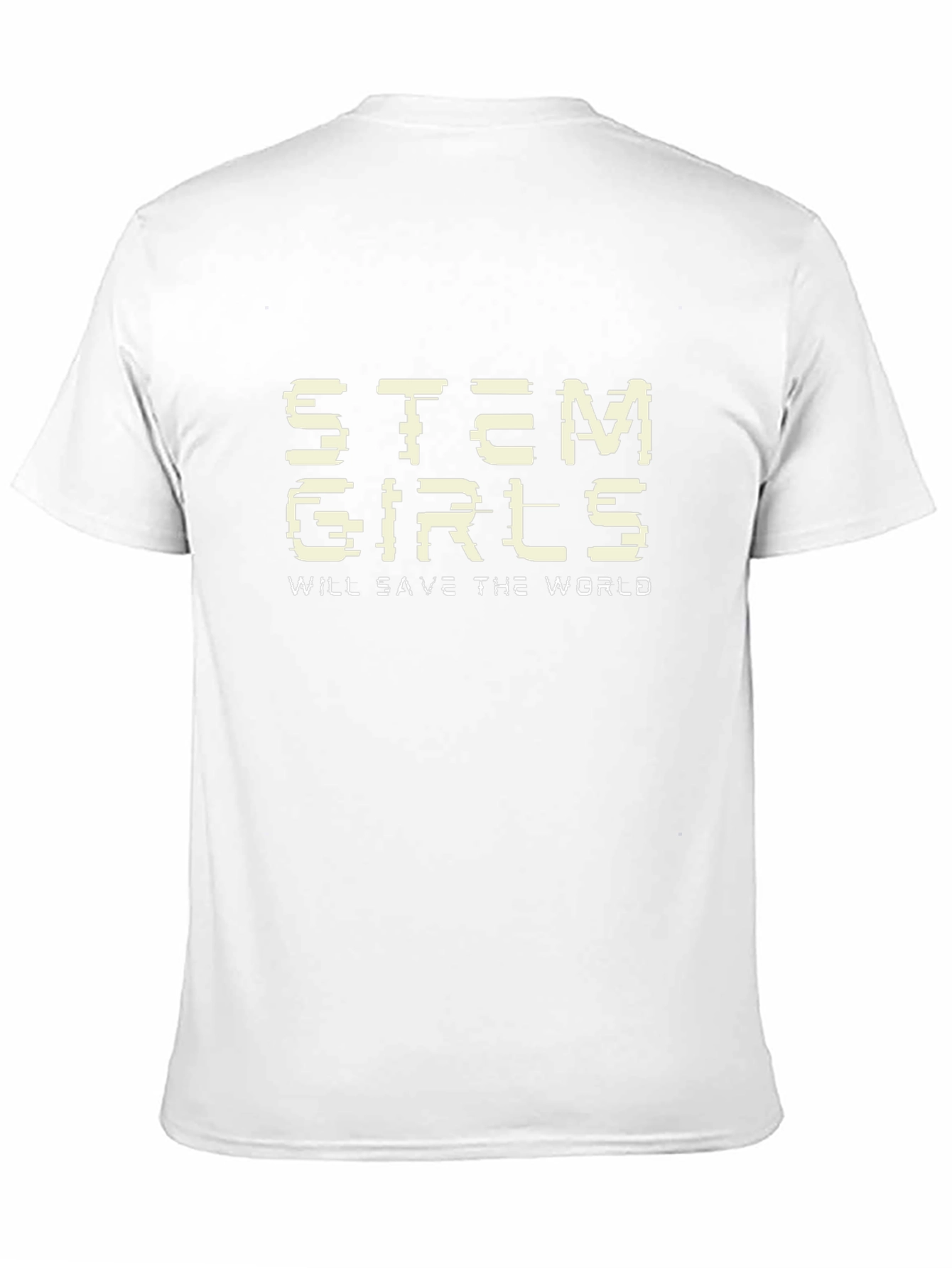 STEM Girls Save the World Black T-Shirt
