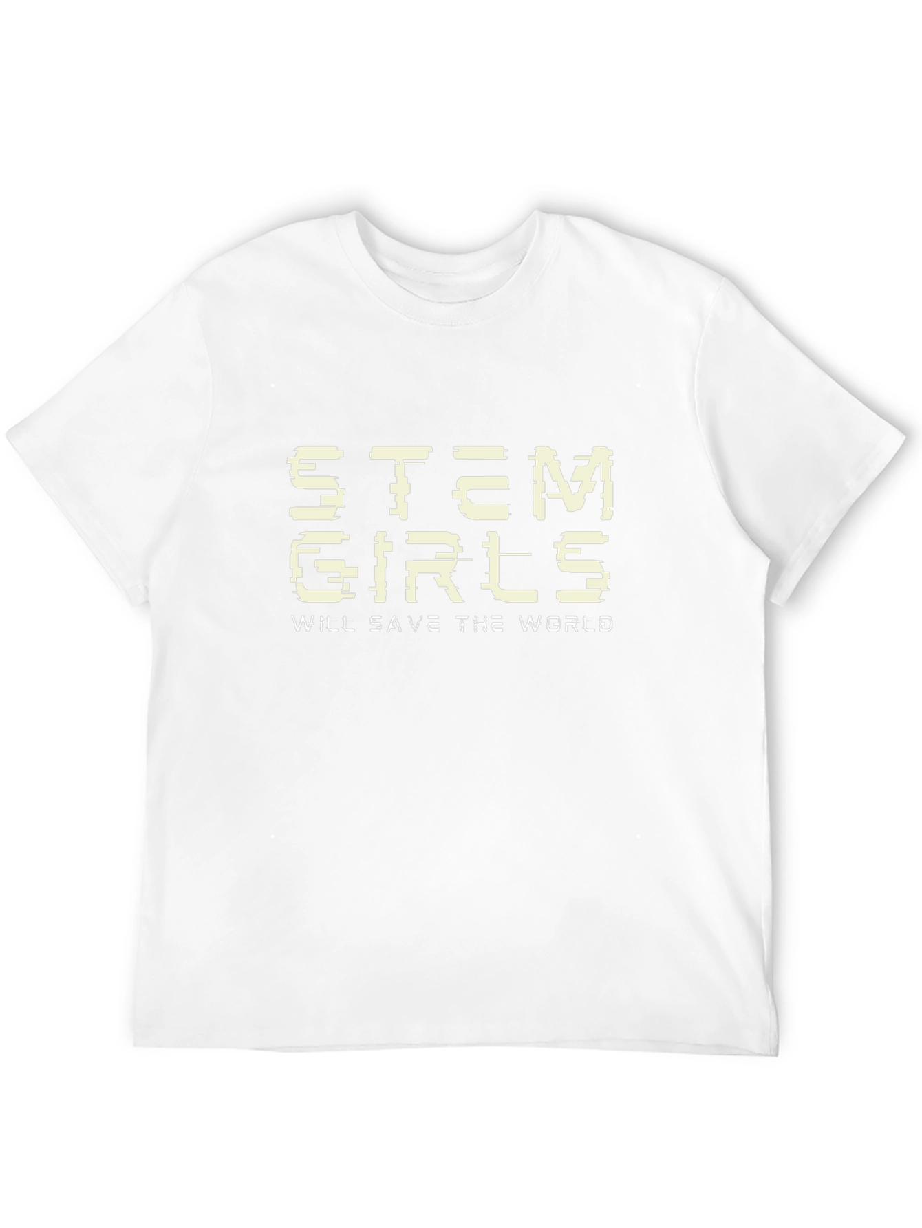 STEM Girls Save the World Black T-Shirt