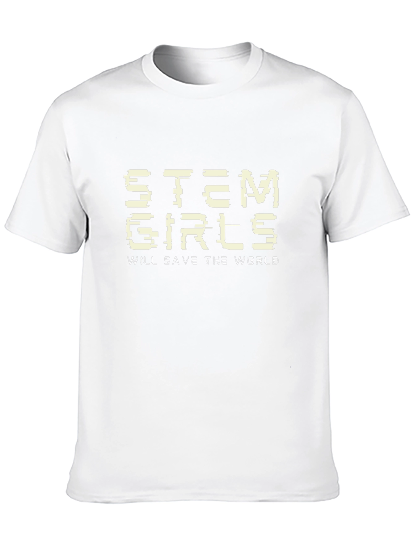 STEM Girls Save the World Black T-Shirt