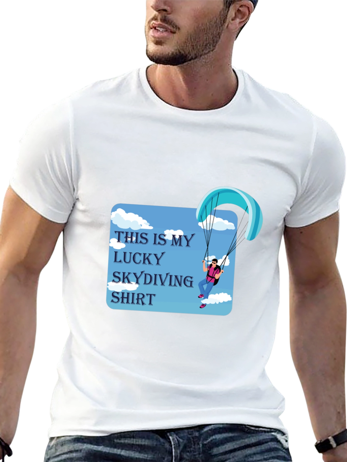 Lucky Skydiving Shirt - Soft Cotton Tee