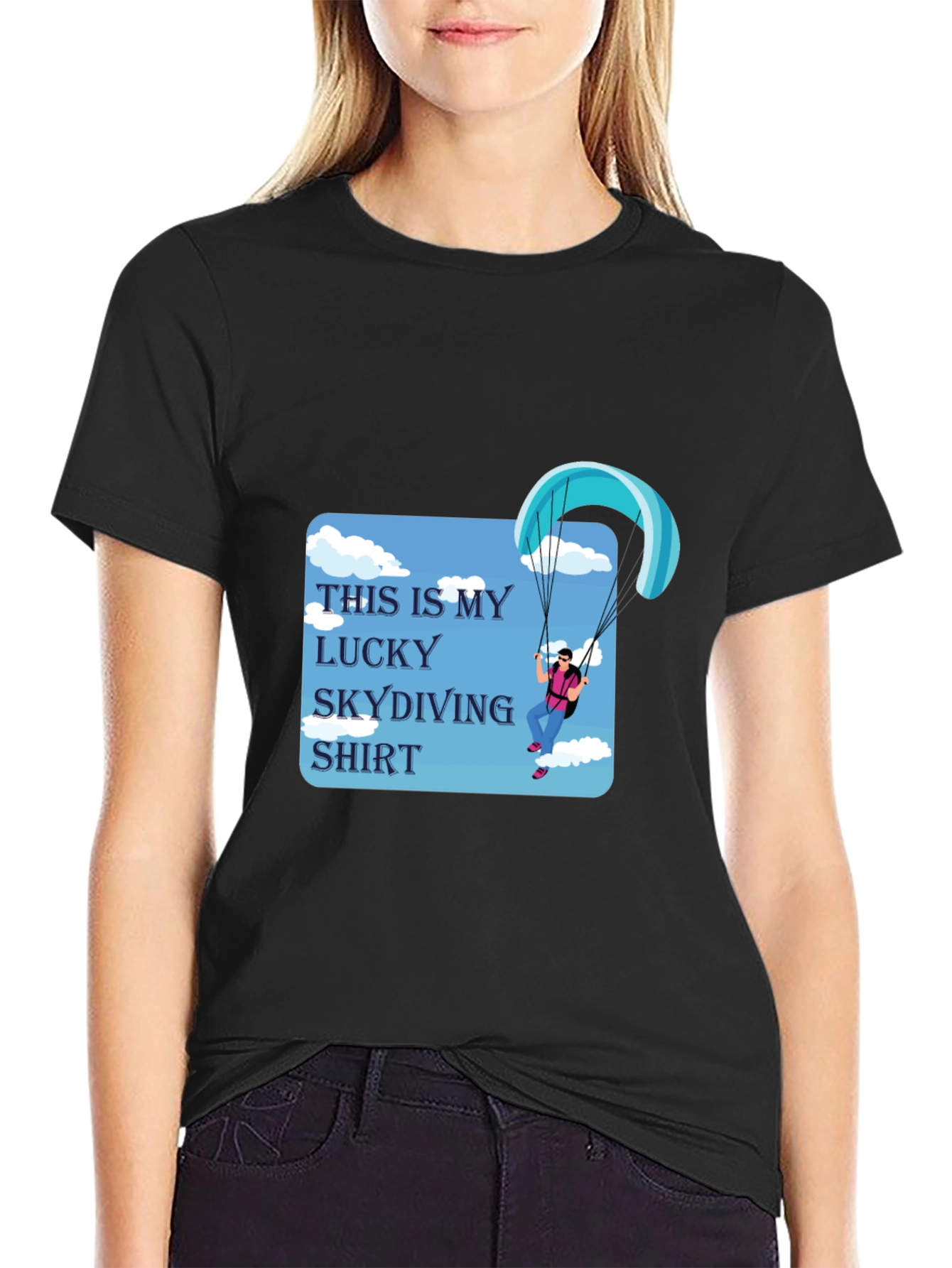 Lucky Skydiving Shirt - Soft Cotton Tee