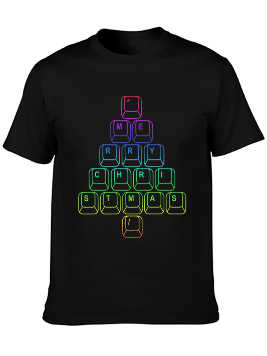 Christmas Tree Computer Keyboard T-Shirt